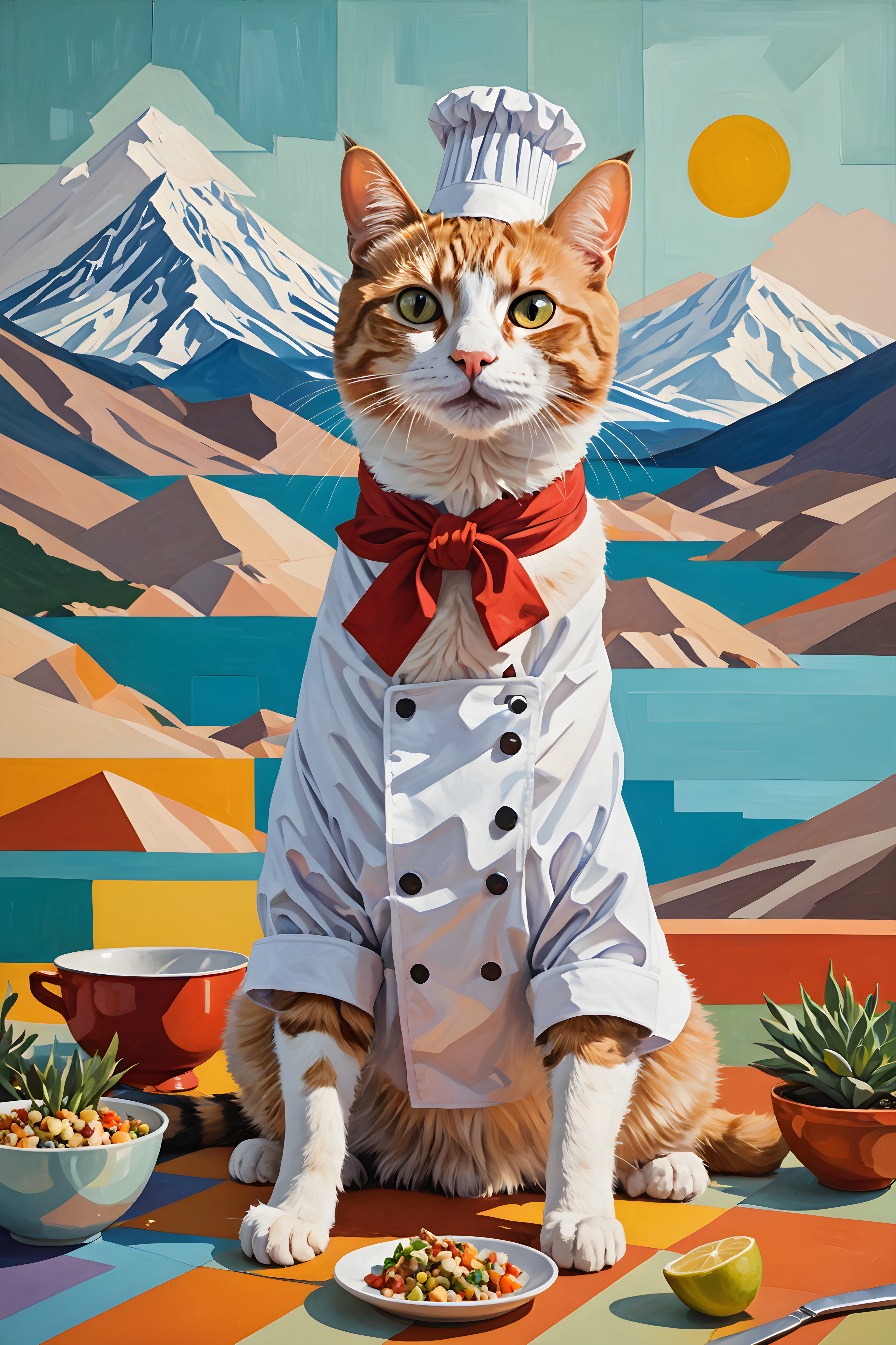 Chef Cat — Abstract (Savage)