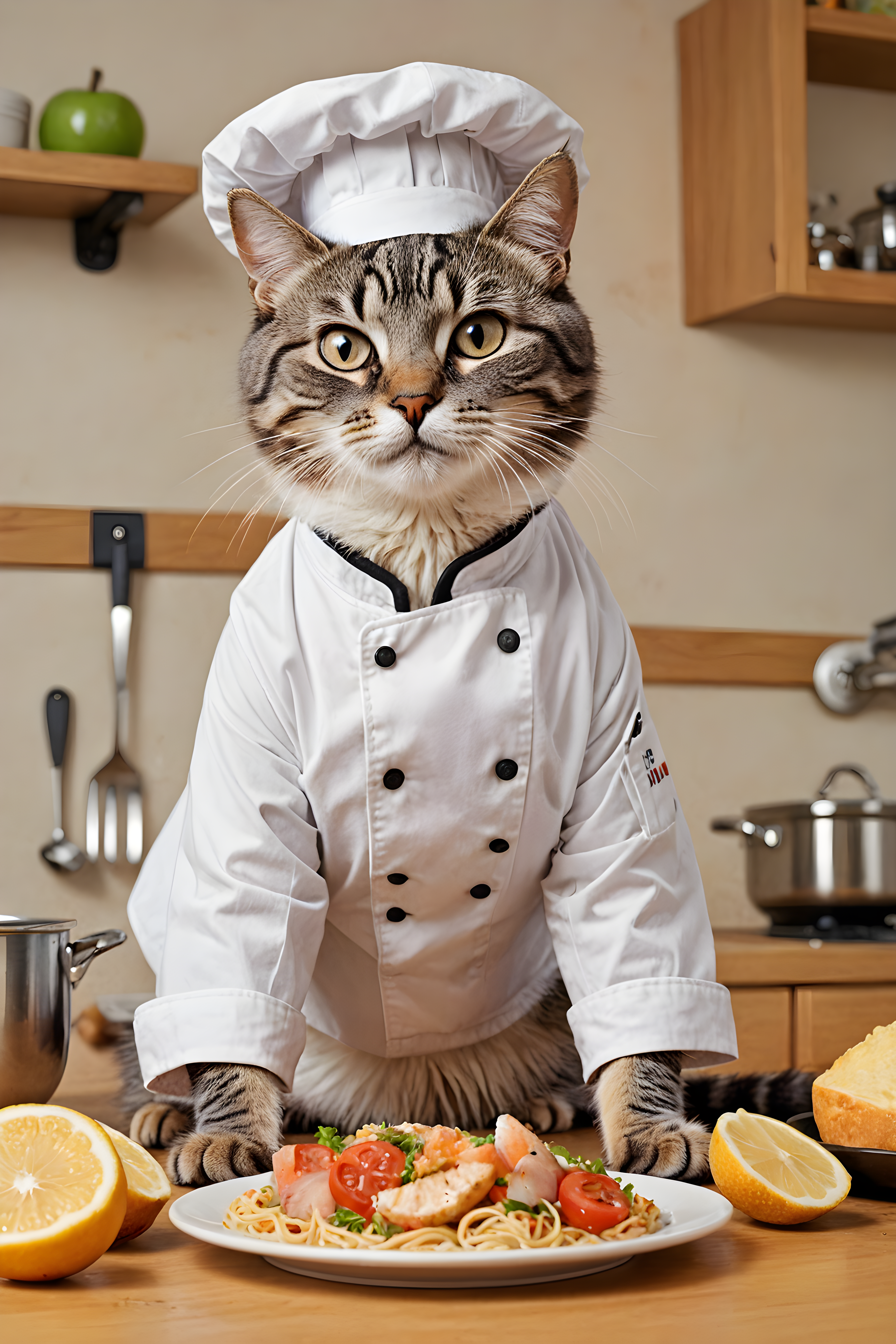 Chef Cat — Funny (Playful)