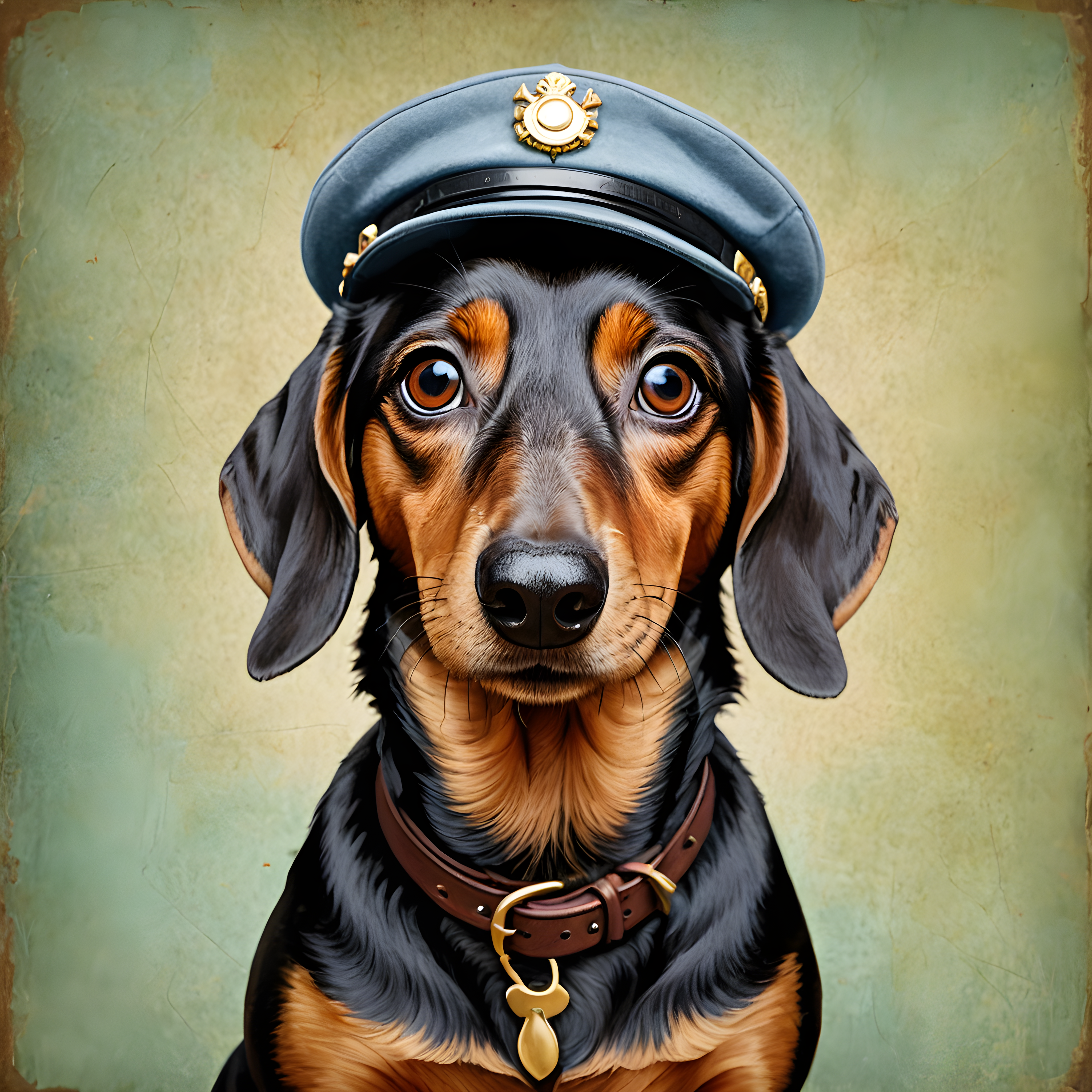 Detective Dachshund — Funny (Fantasy)