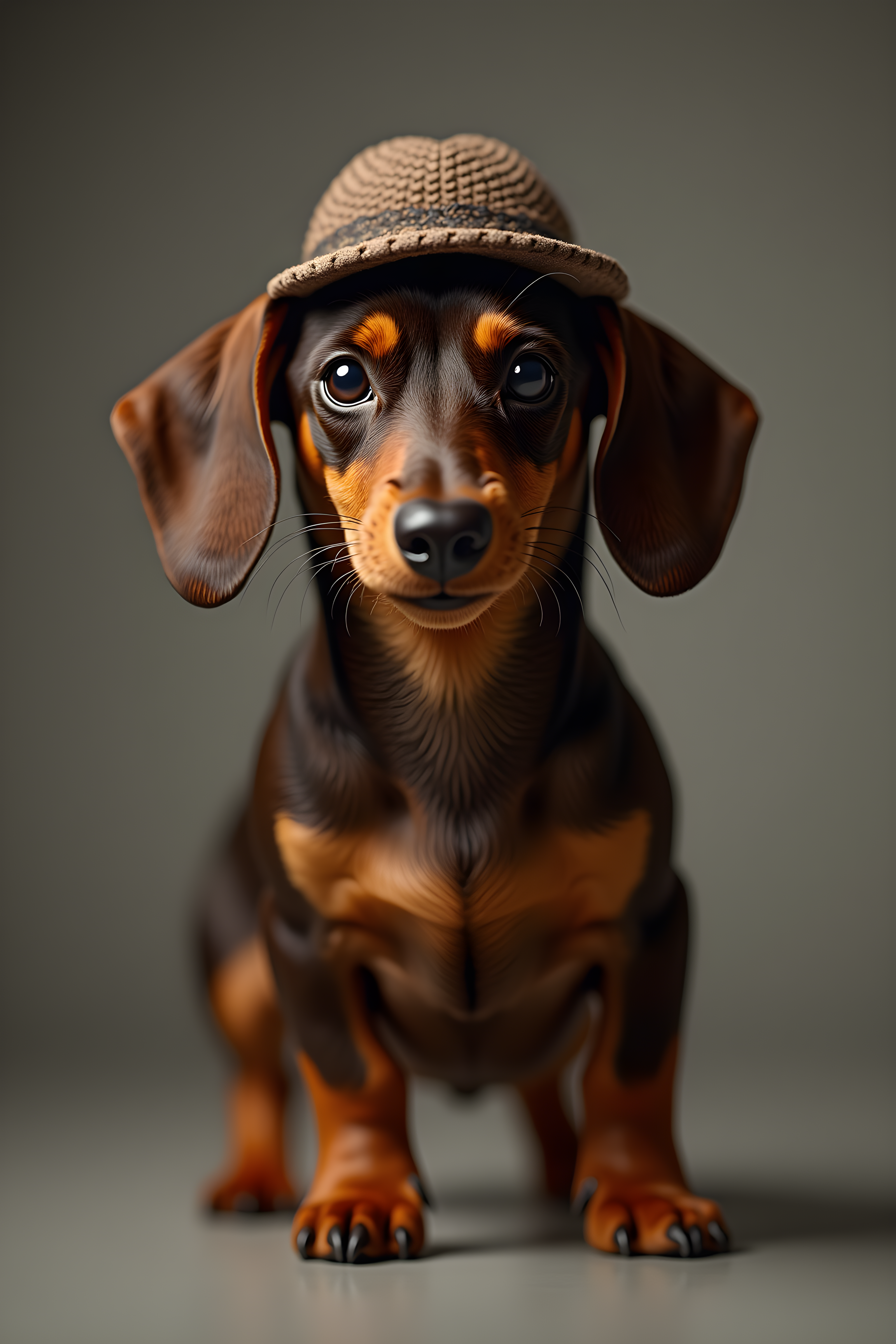 Detective Dachshund — Hyper-Realistic (Energetic)