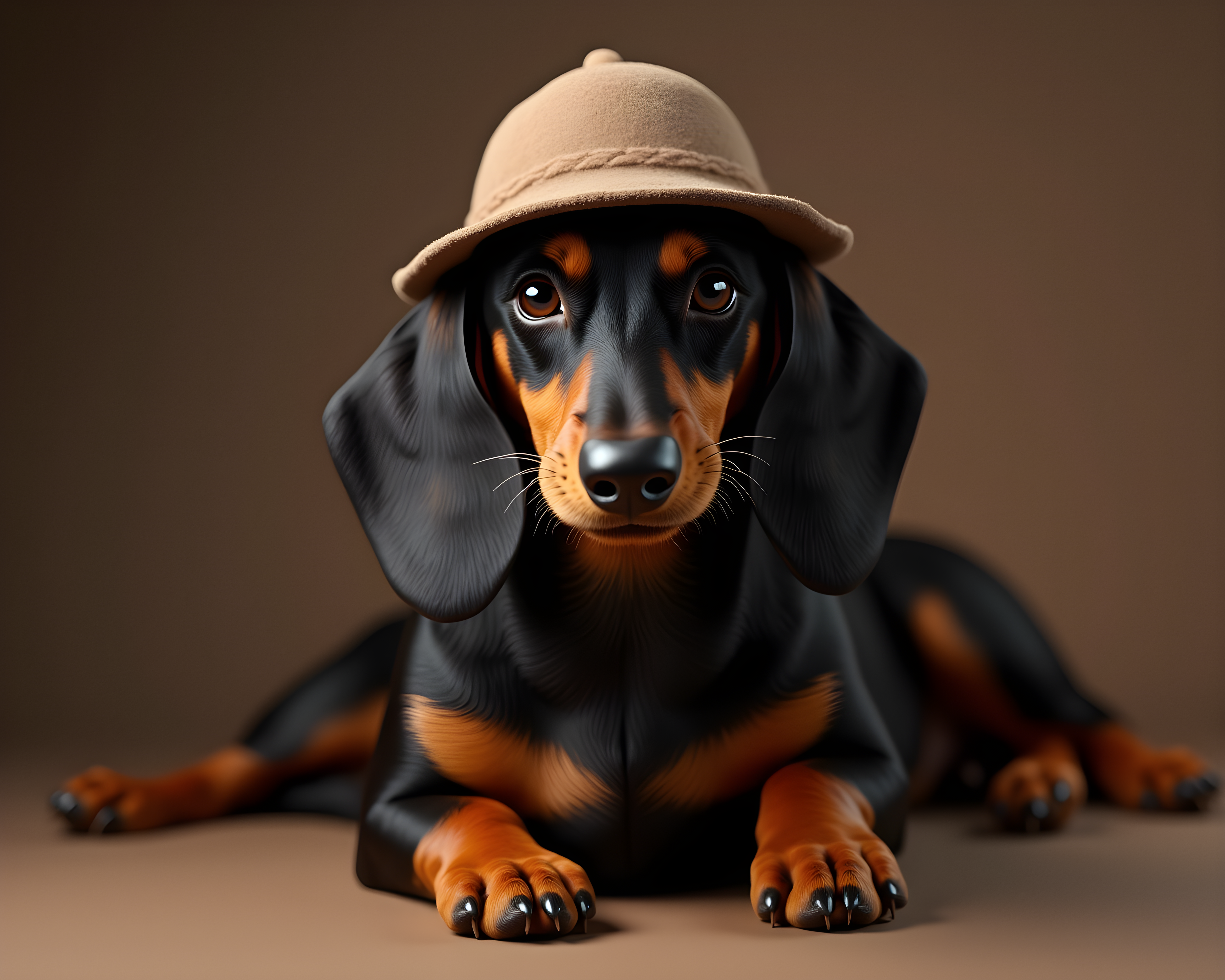 Detective Dachshund — Hyper-Realistic (Funny)