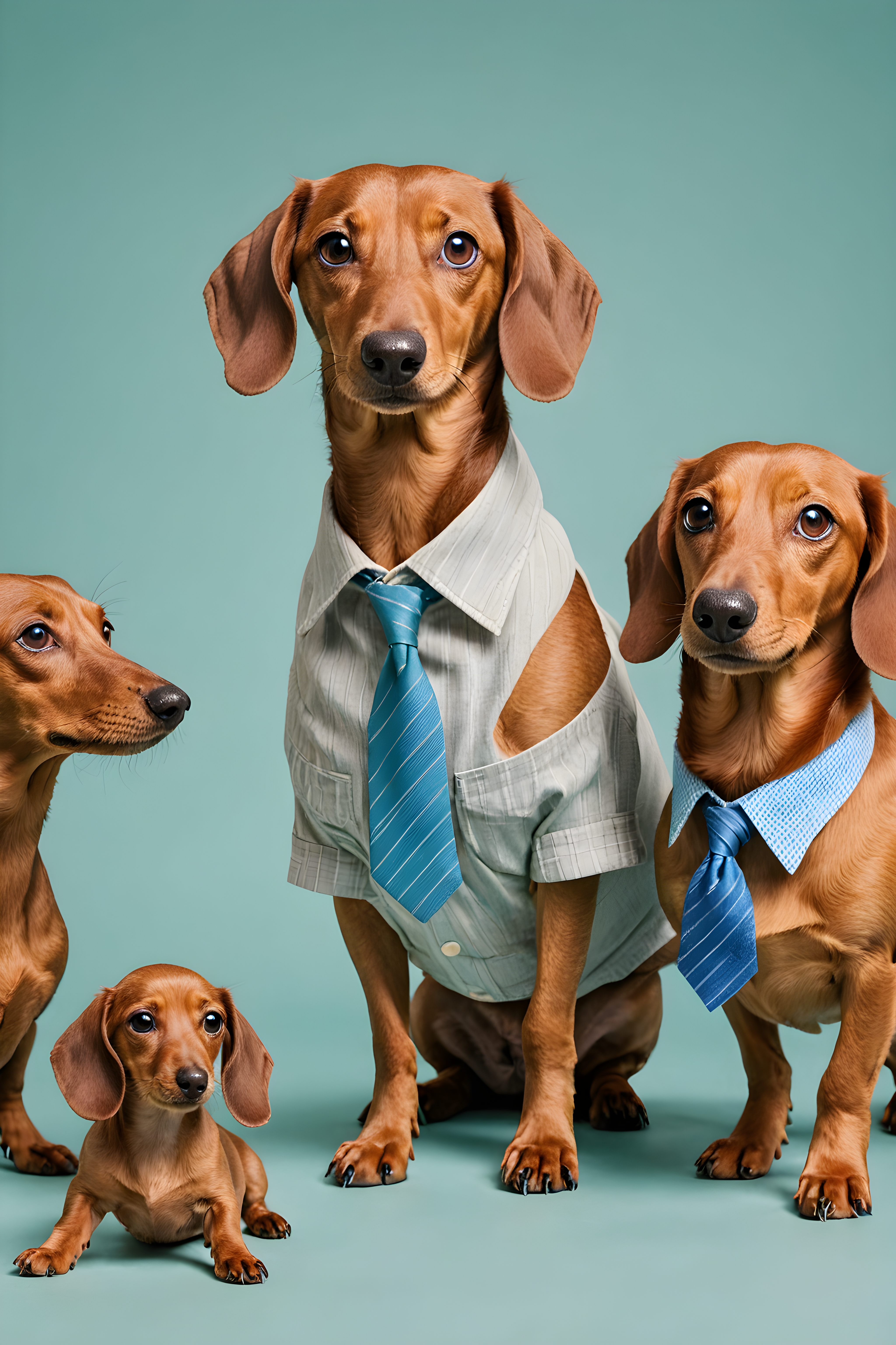 Detective Dachshund — Modern Aesthetic (Energetic)