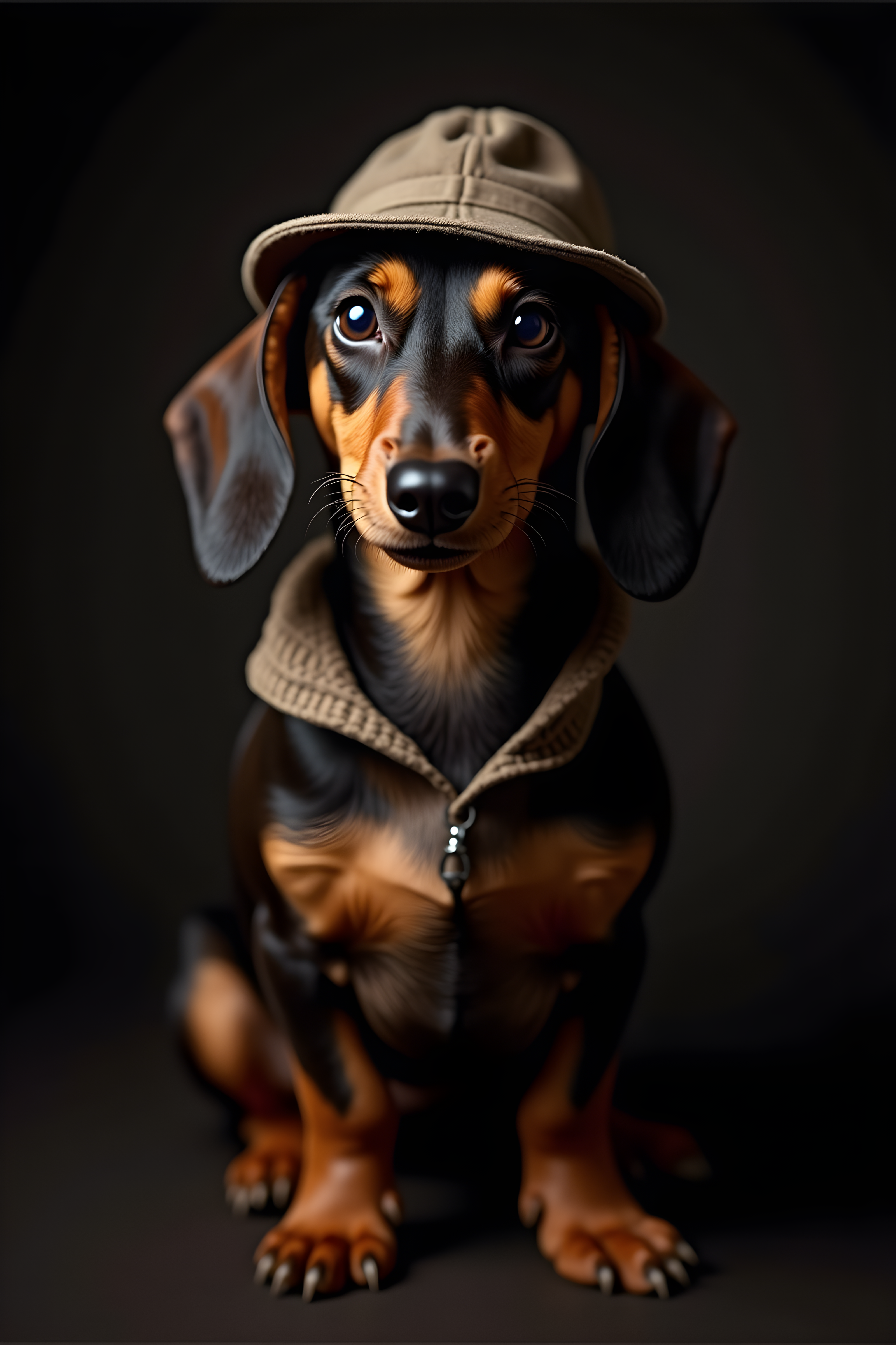 Detective Dachshund — Realistic (Aesthetic)