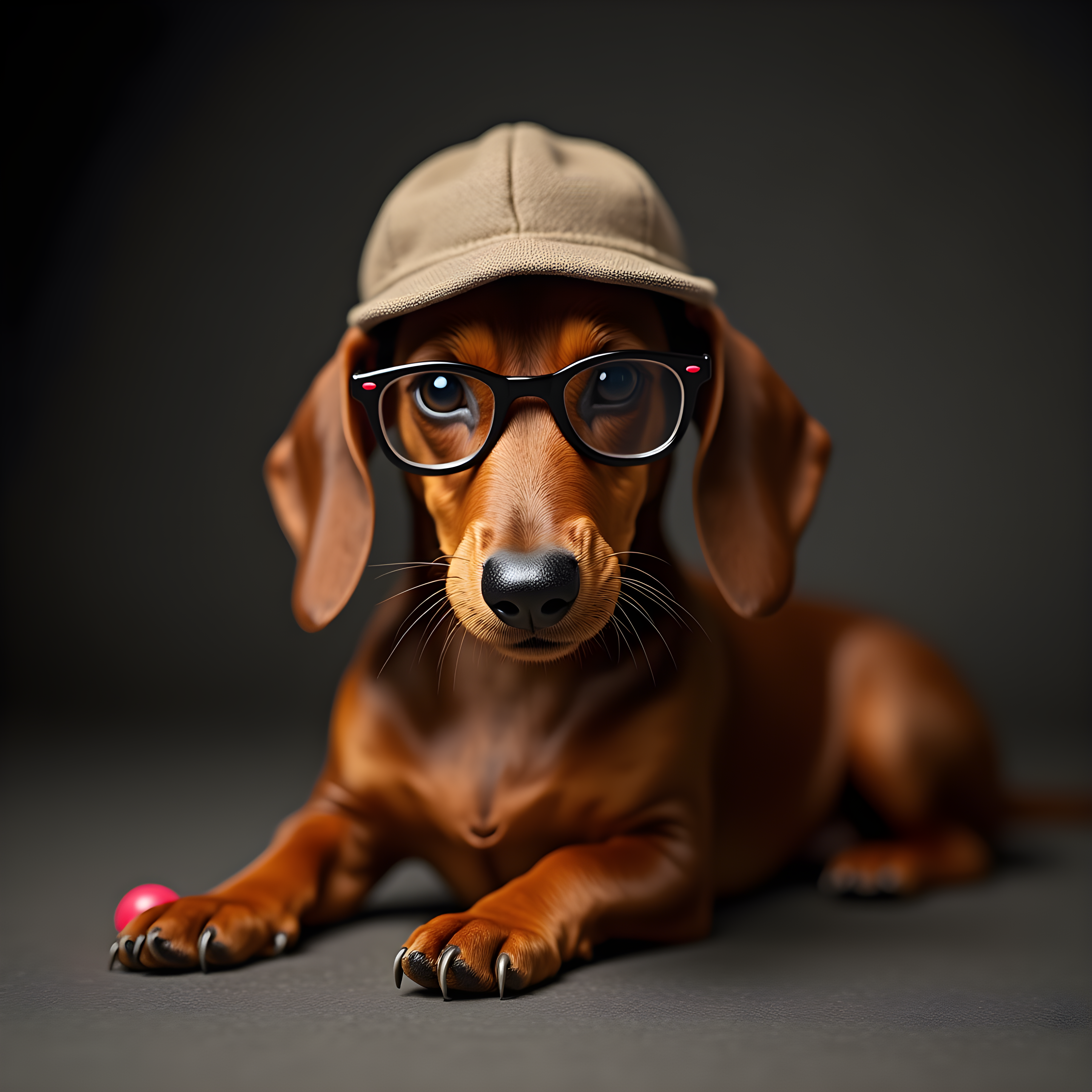 Detective Dachshund — Realistic (Playful)