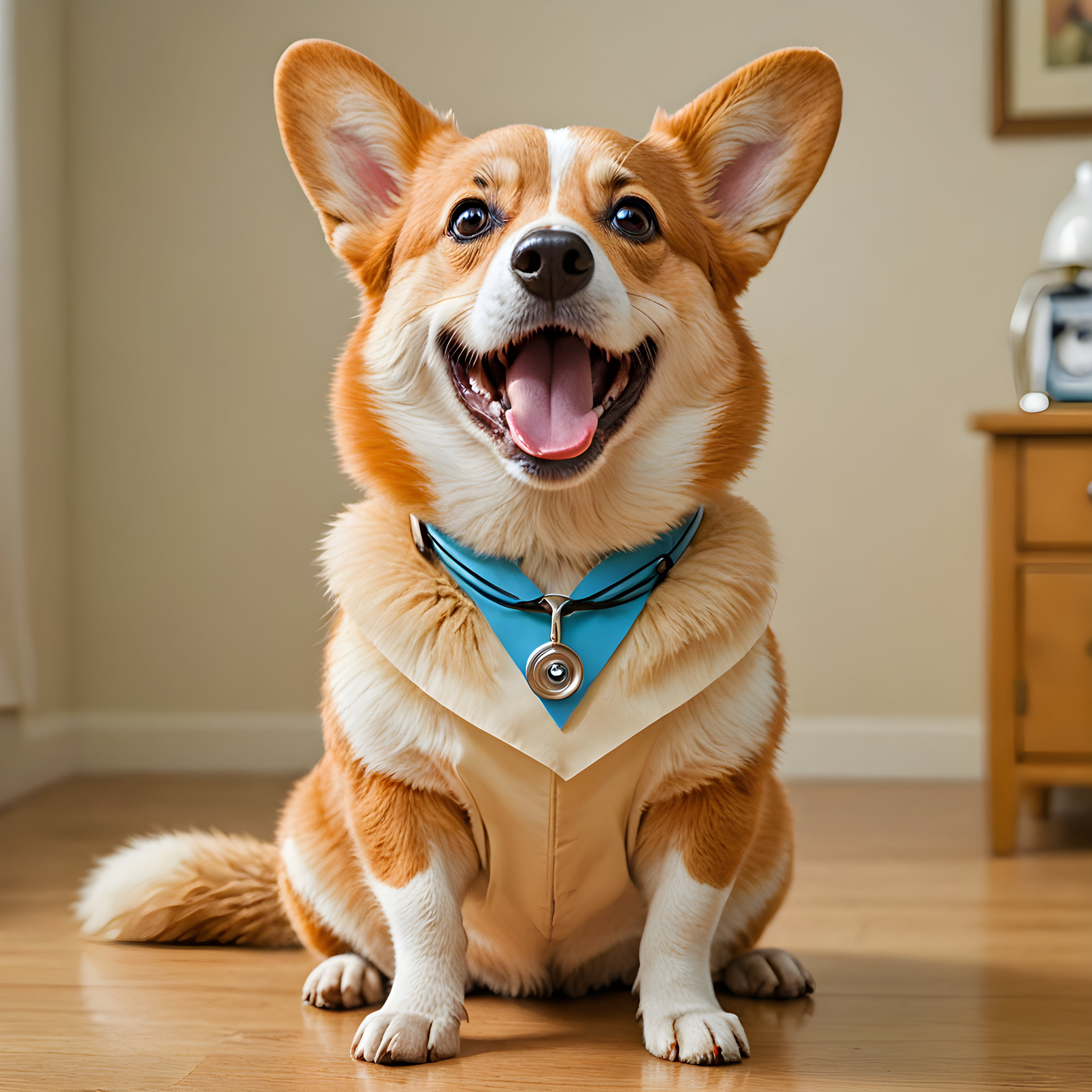 Doctor Corgi — Funny (Happy)
