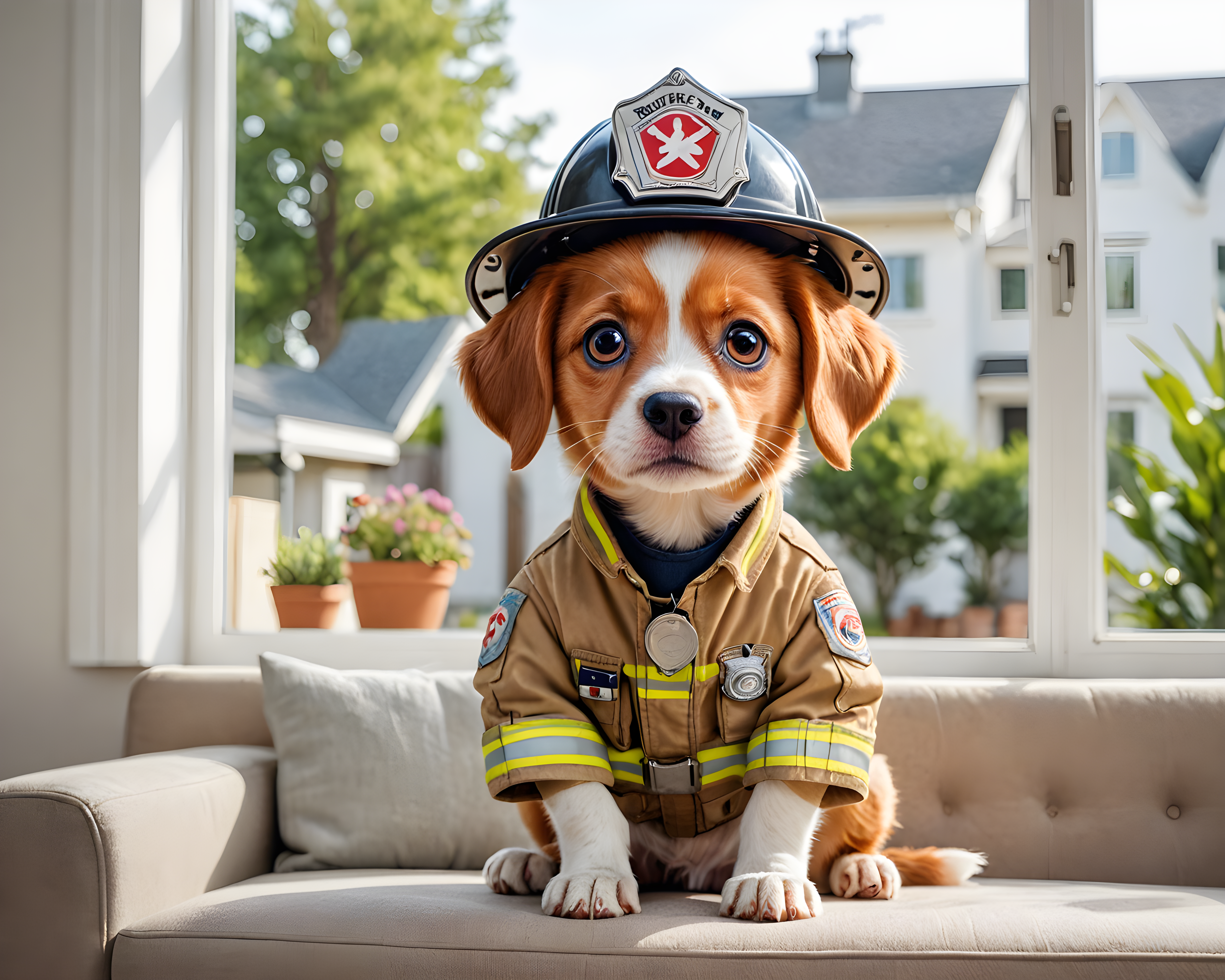 Firefighter Dog — Cartoon / Kawaii (Lifestyle)