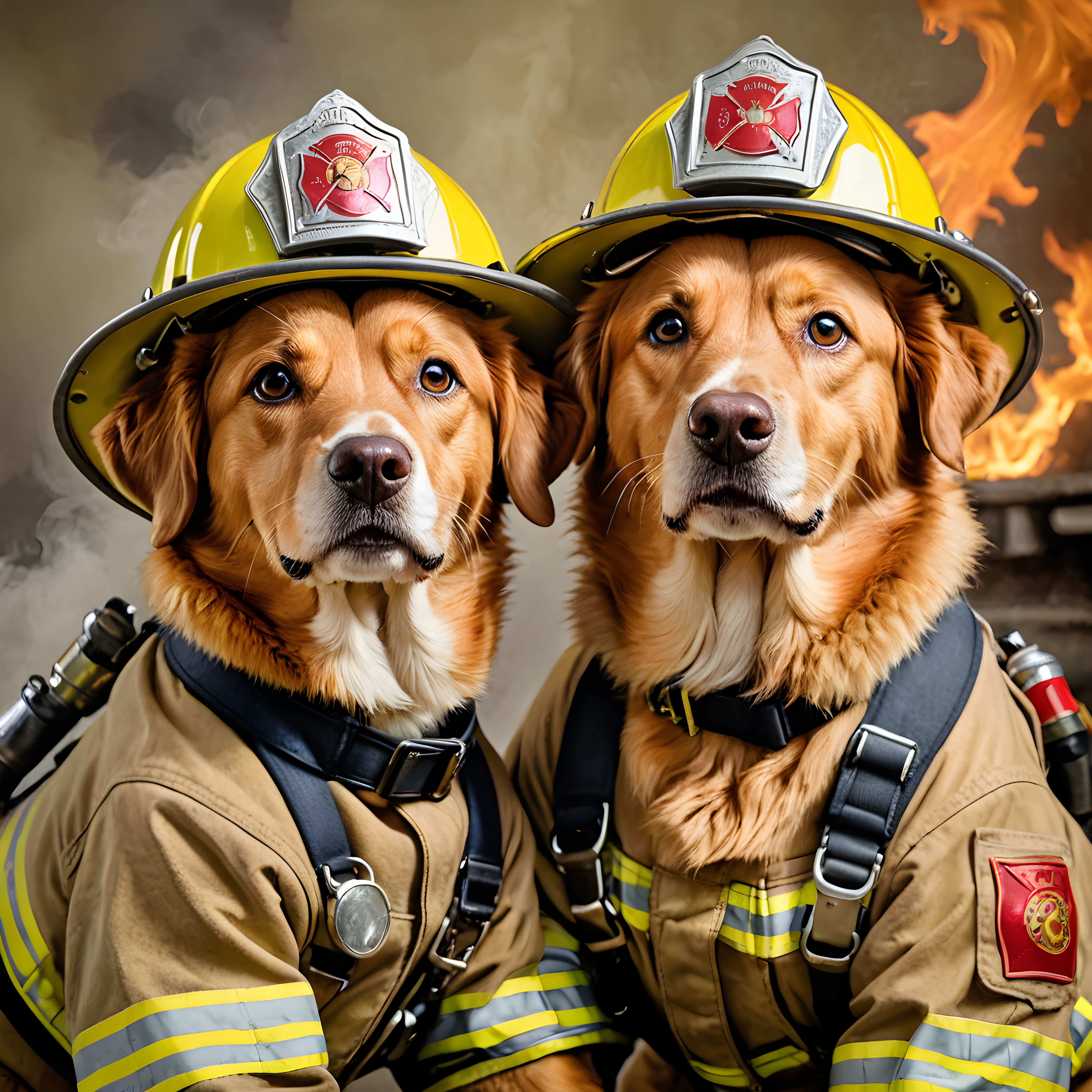 Firefighter Dog — Funny (Romantic)