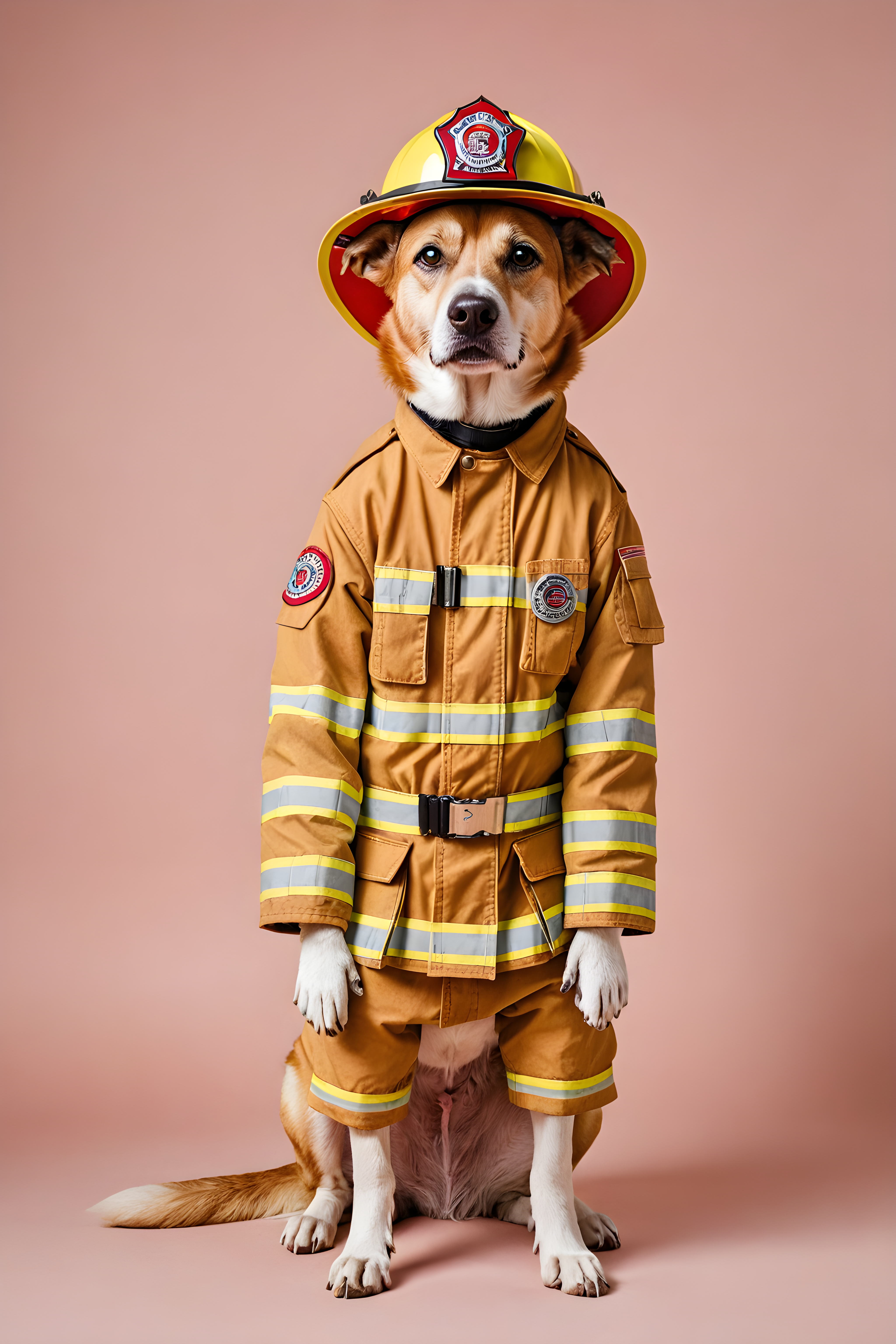 Firefighter Dog — Modern Aesthetic (Funny)