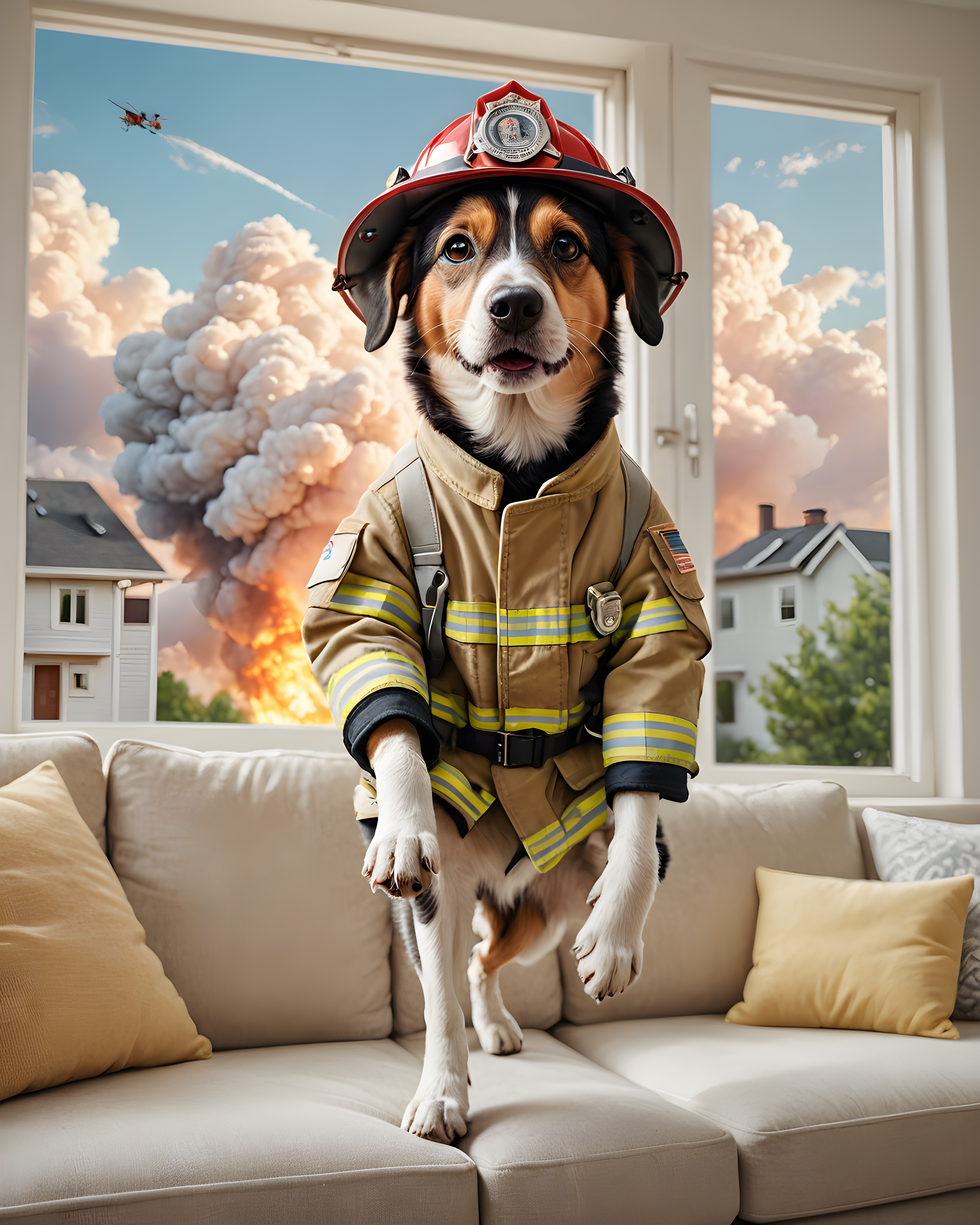 Firefighter Dog — Nursery (Lifestyle)