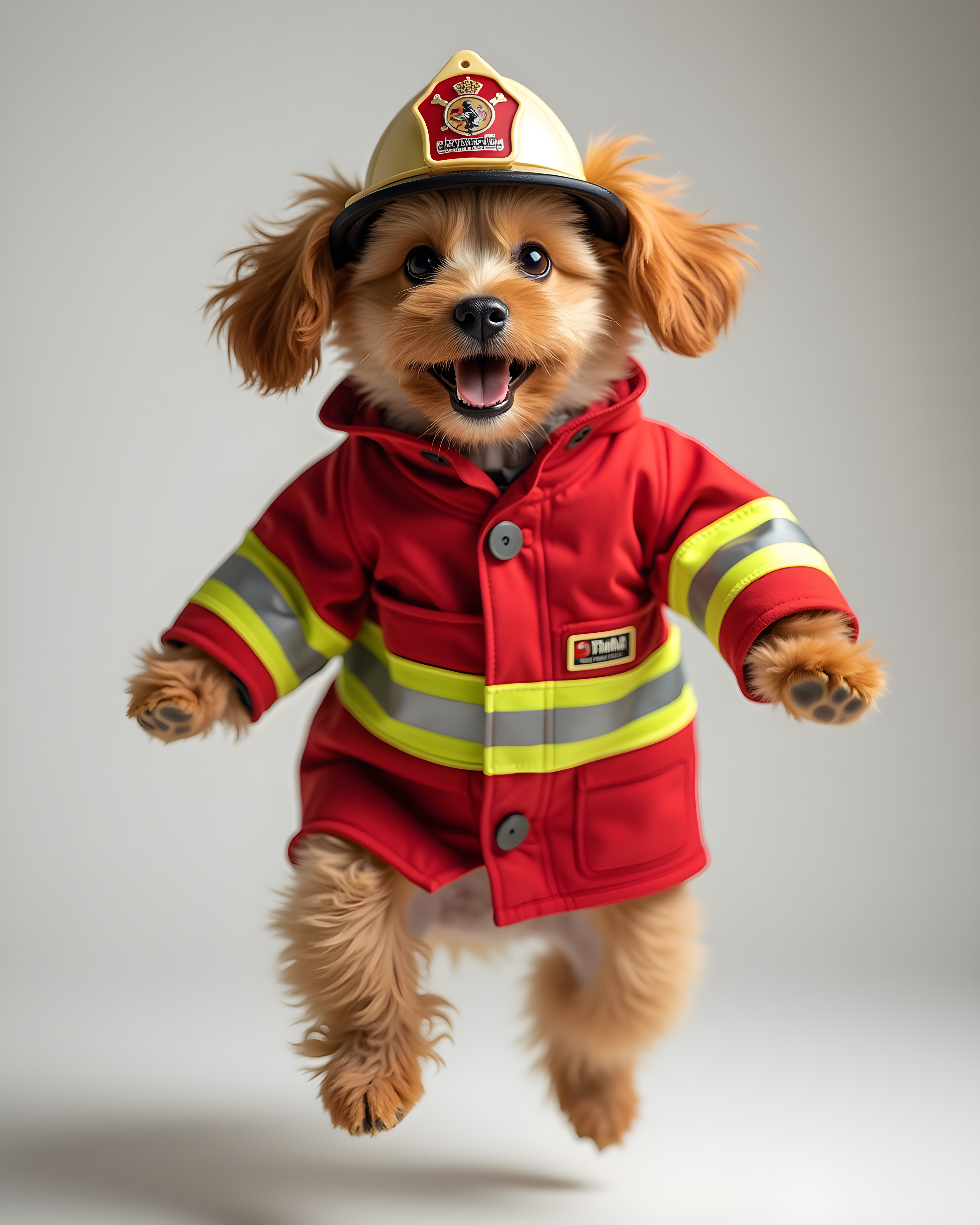 Firefighter Dog — Realistic (Funny)