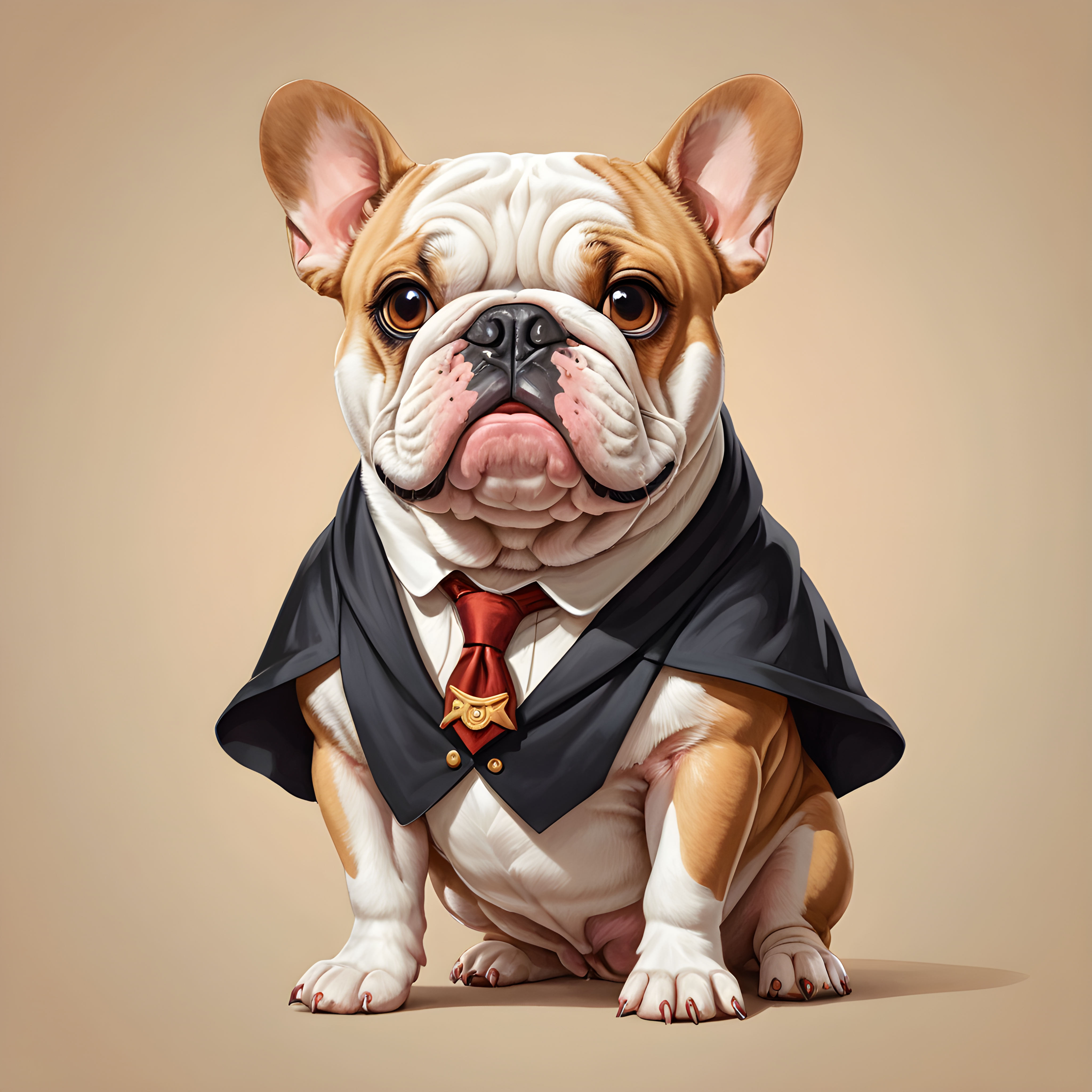 Judge Bulldog — Cartoon / Kawaii (Romantic)