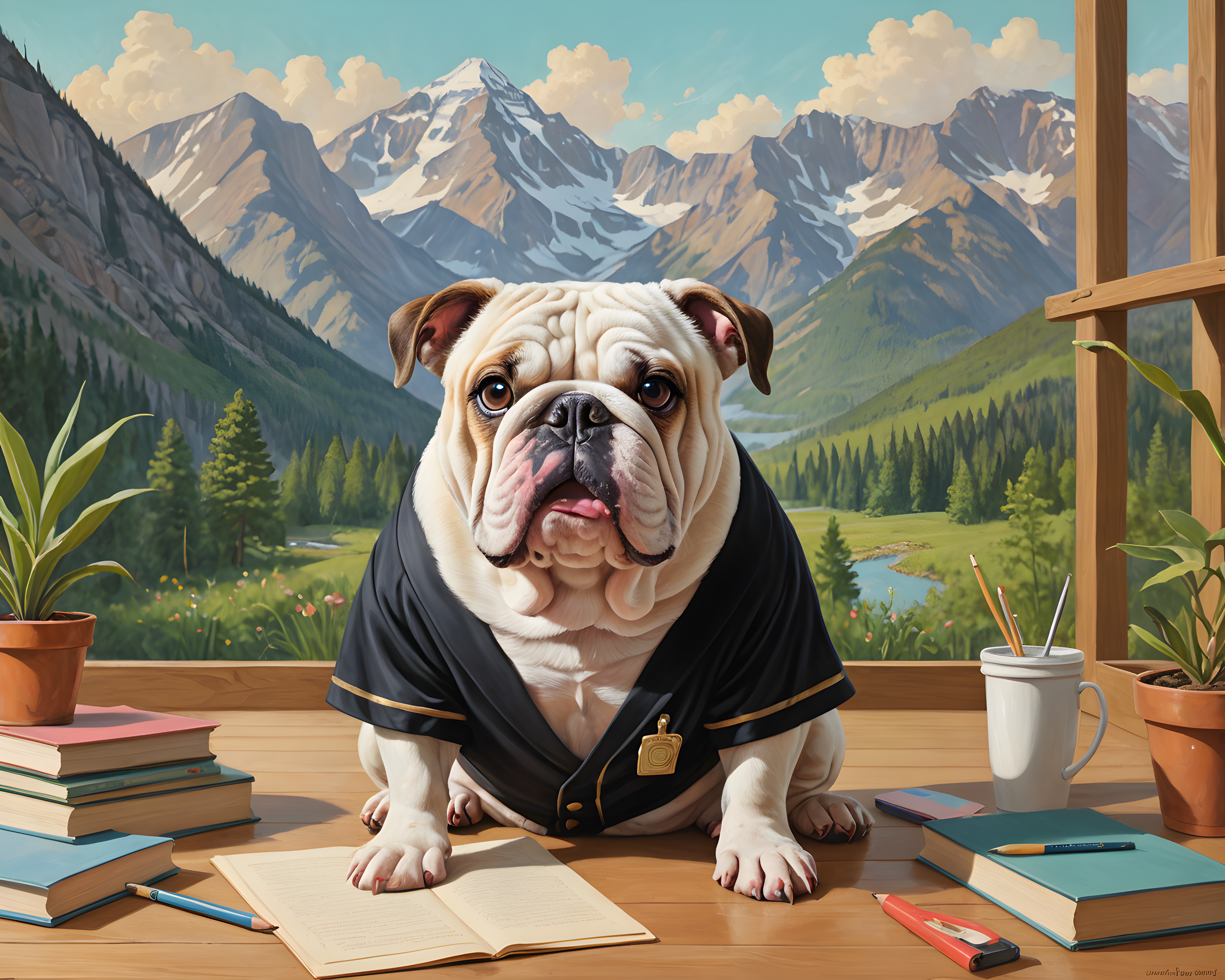 Judge Bulldog — Funny (Cute)