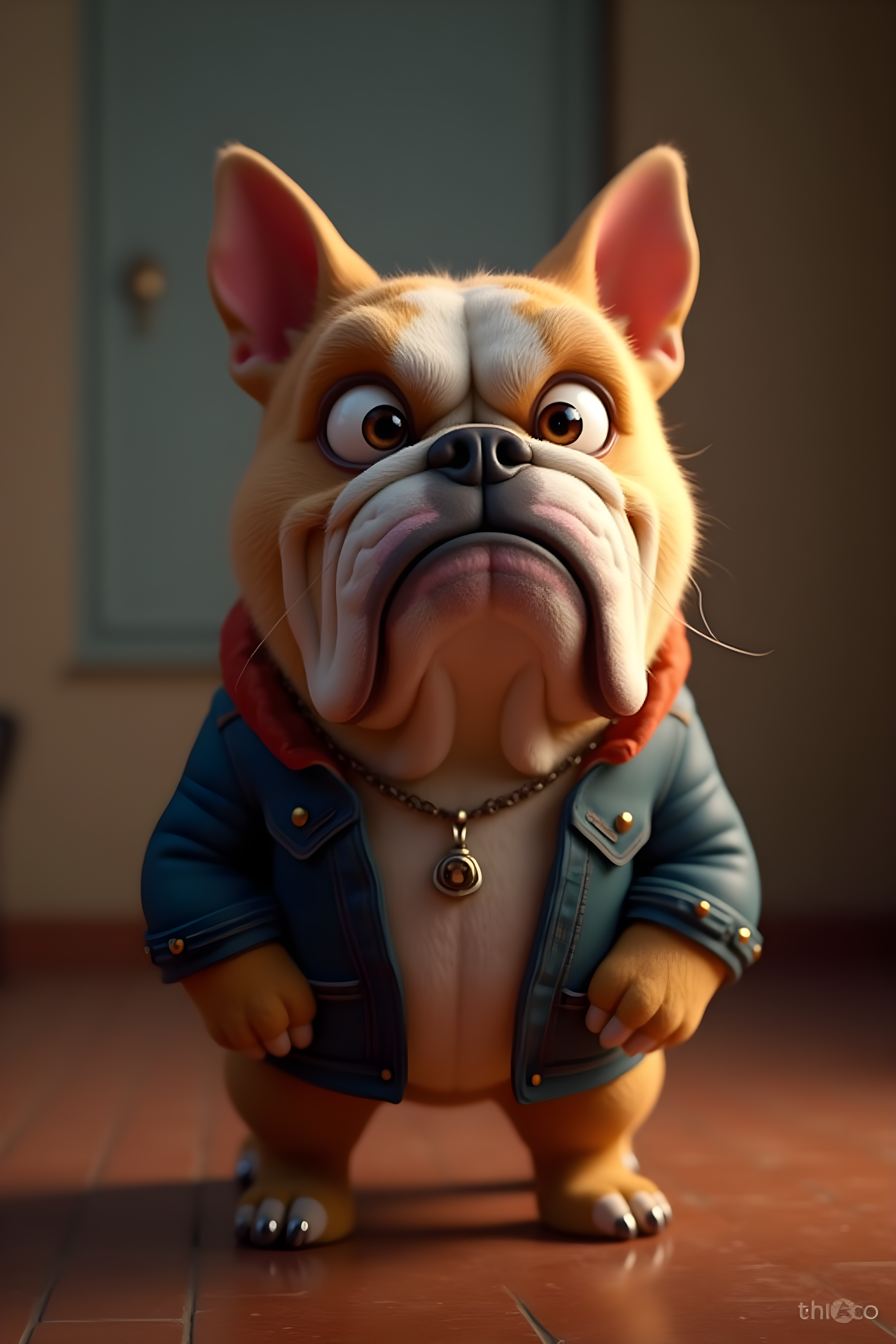 Judge Bulldog — 3D Render (Savage)