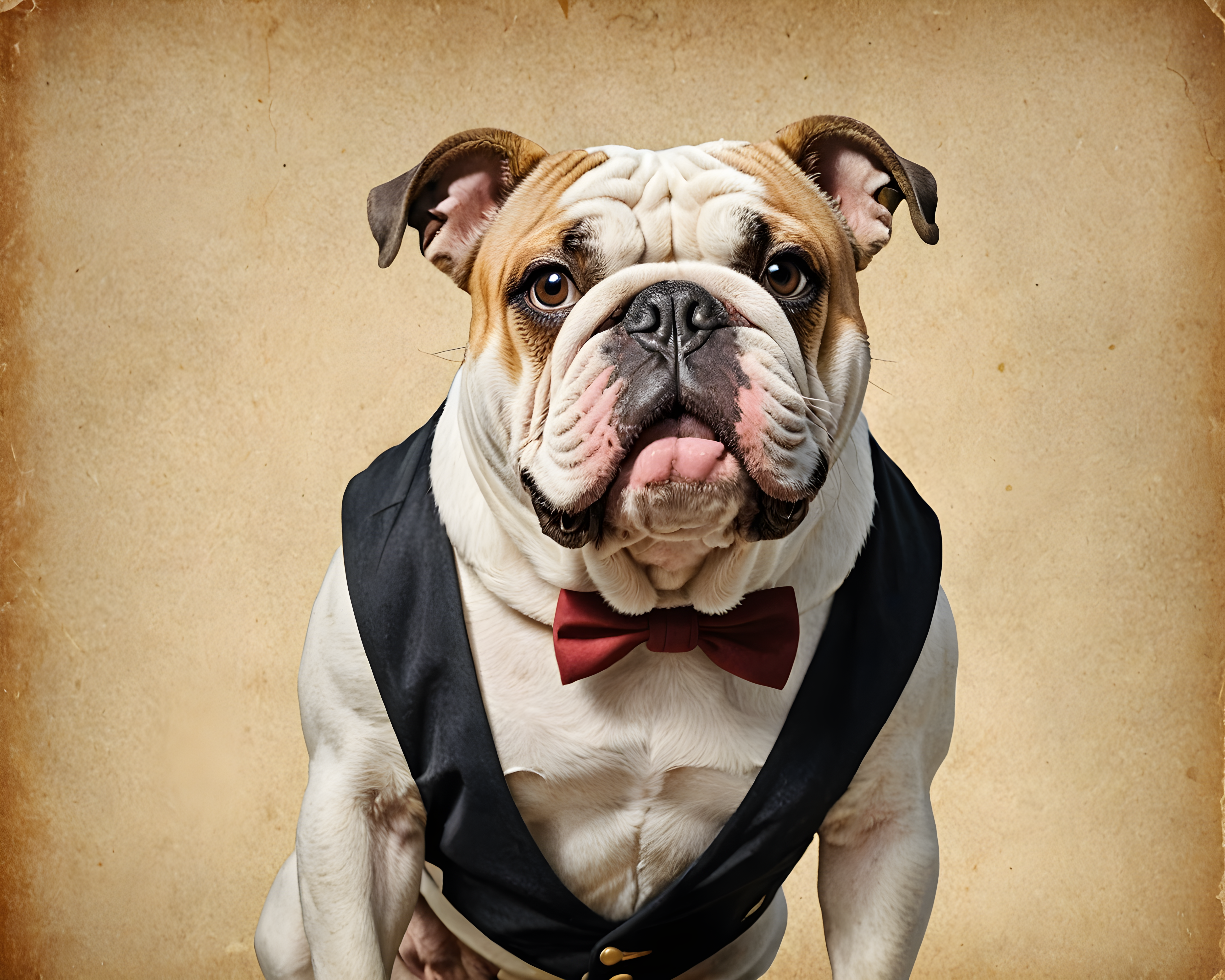 Judge Bulldog — Vintage Poster (Playful)