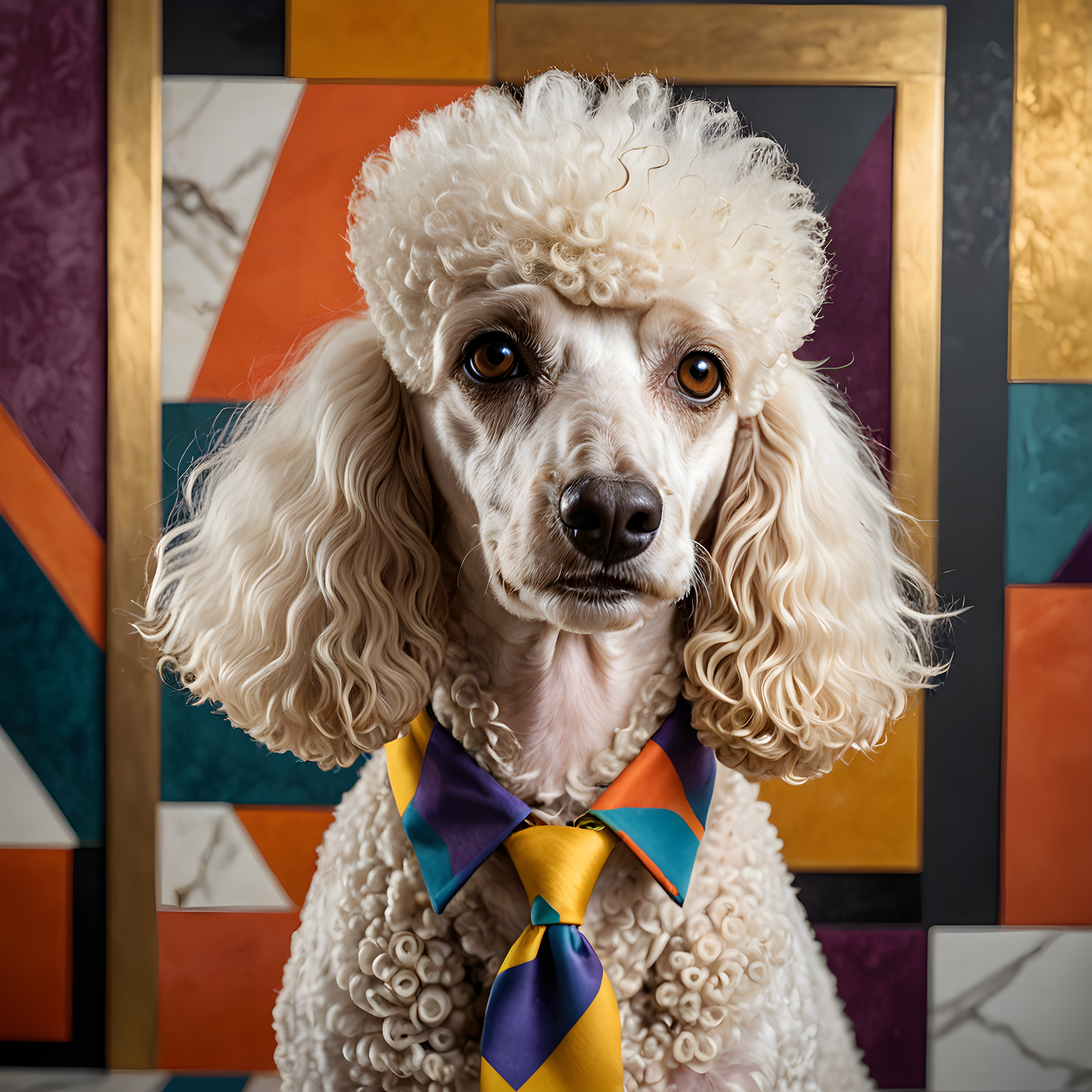 Lawyer Poodle — Abstract (Luxury)