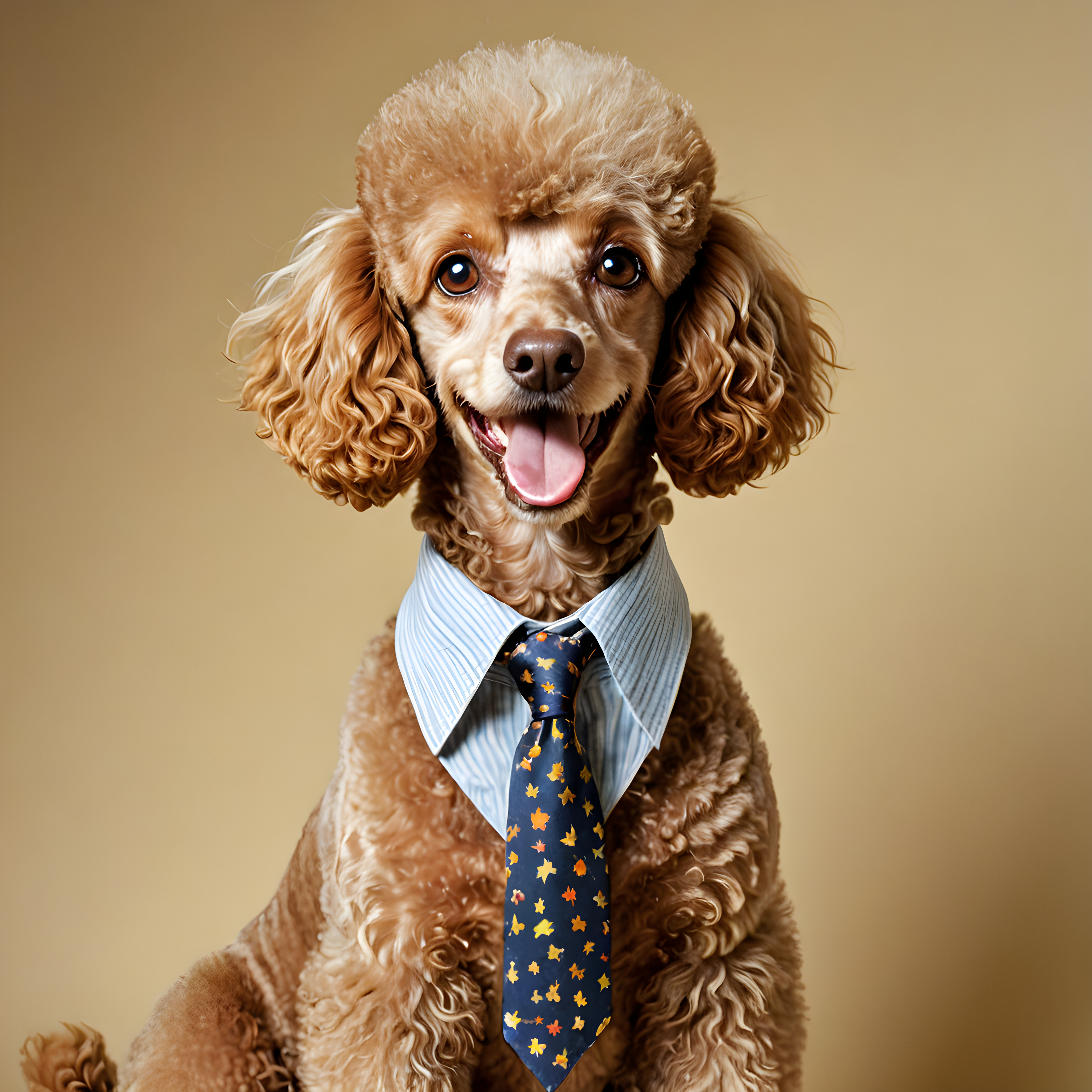 Lawyer Poodle — Retro (Happy)