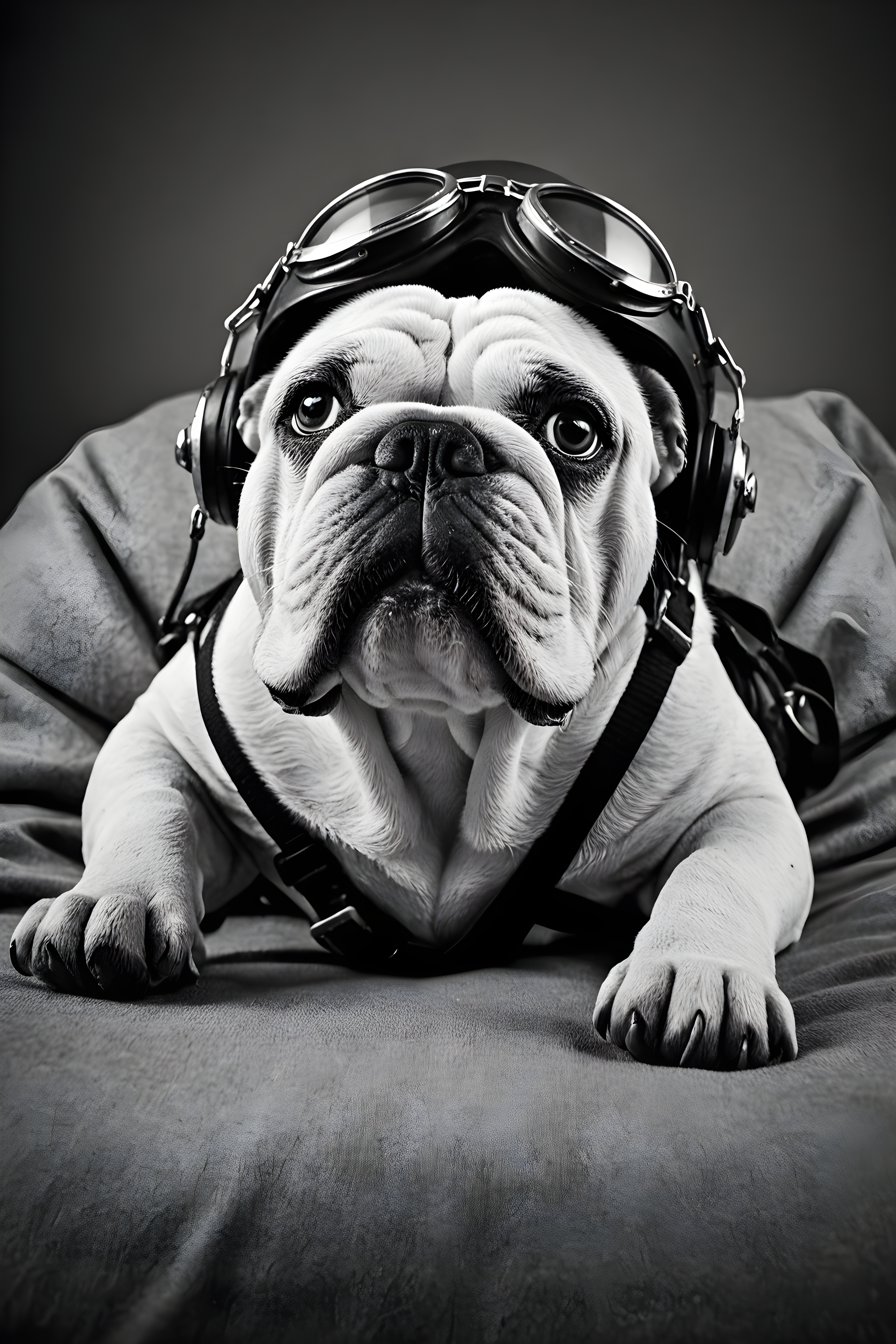 Pilot Bulldog — Black & White (Energetic)