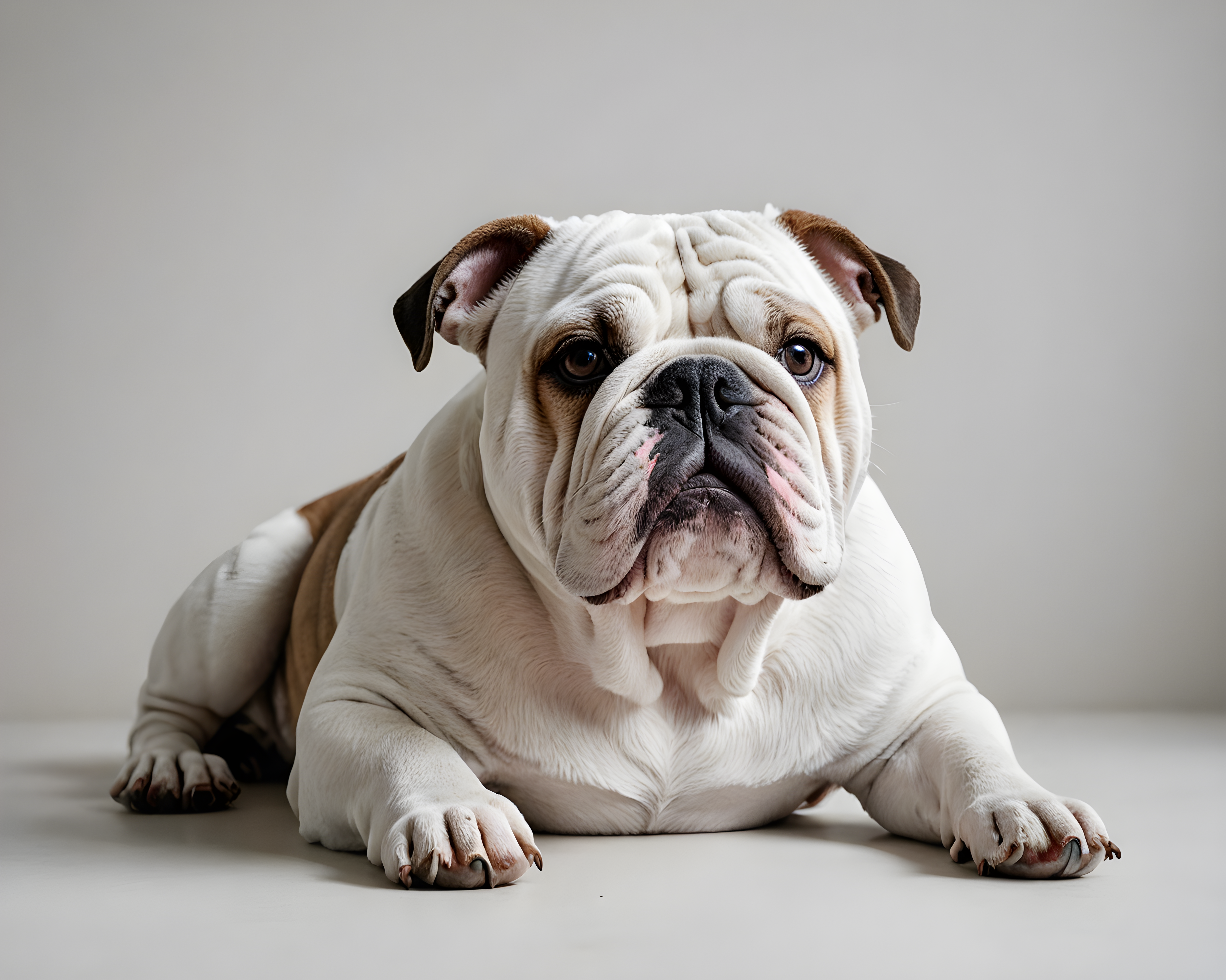 Pilot Bulldog — Minimalist Line Art (Aesthetic)
