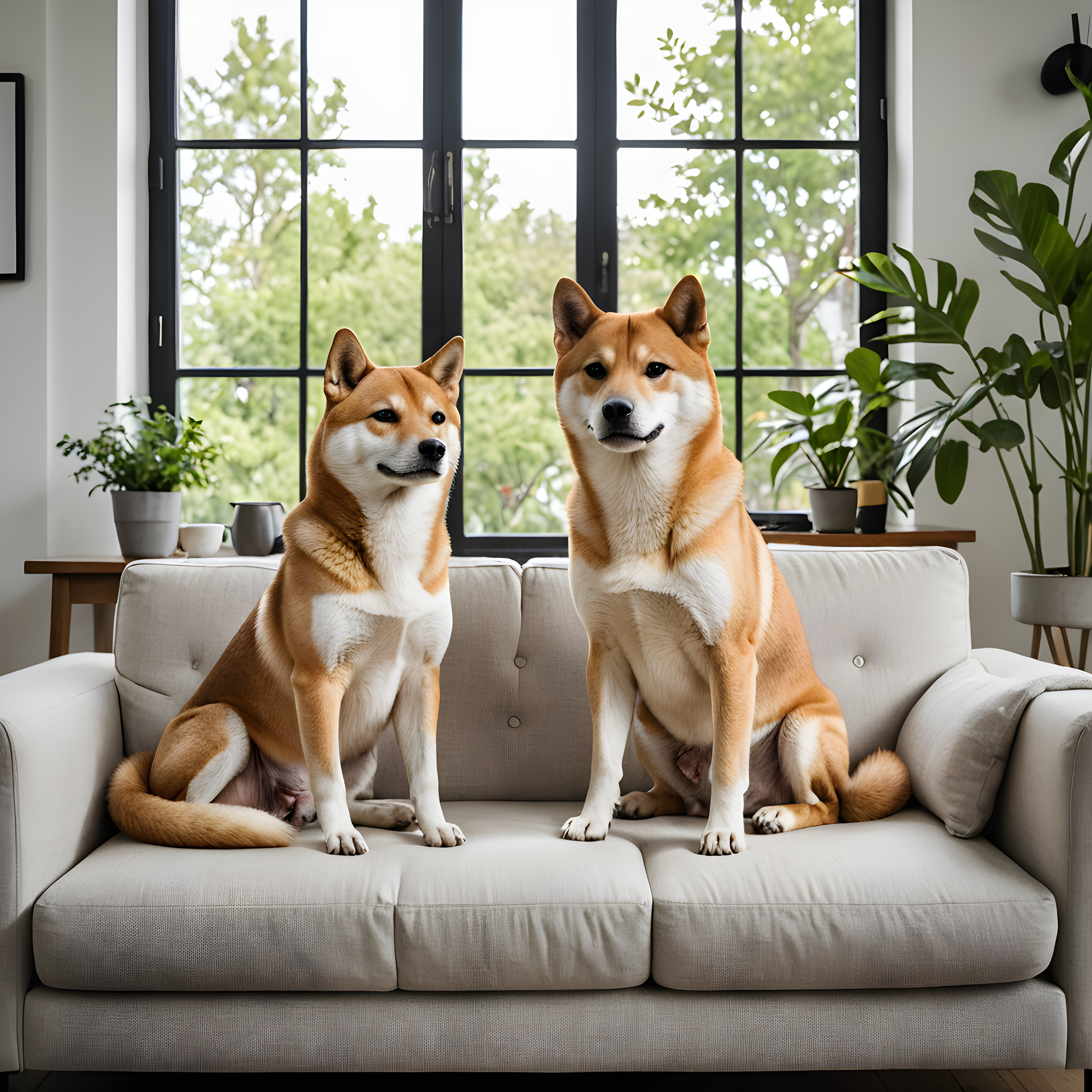 Professor Shiba — Minimalist Line Art (Lifestyle)