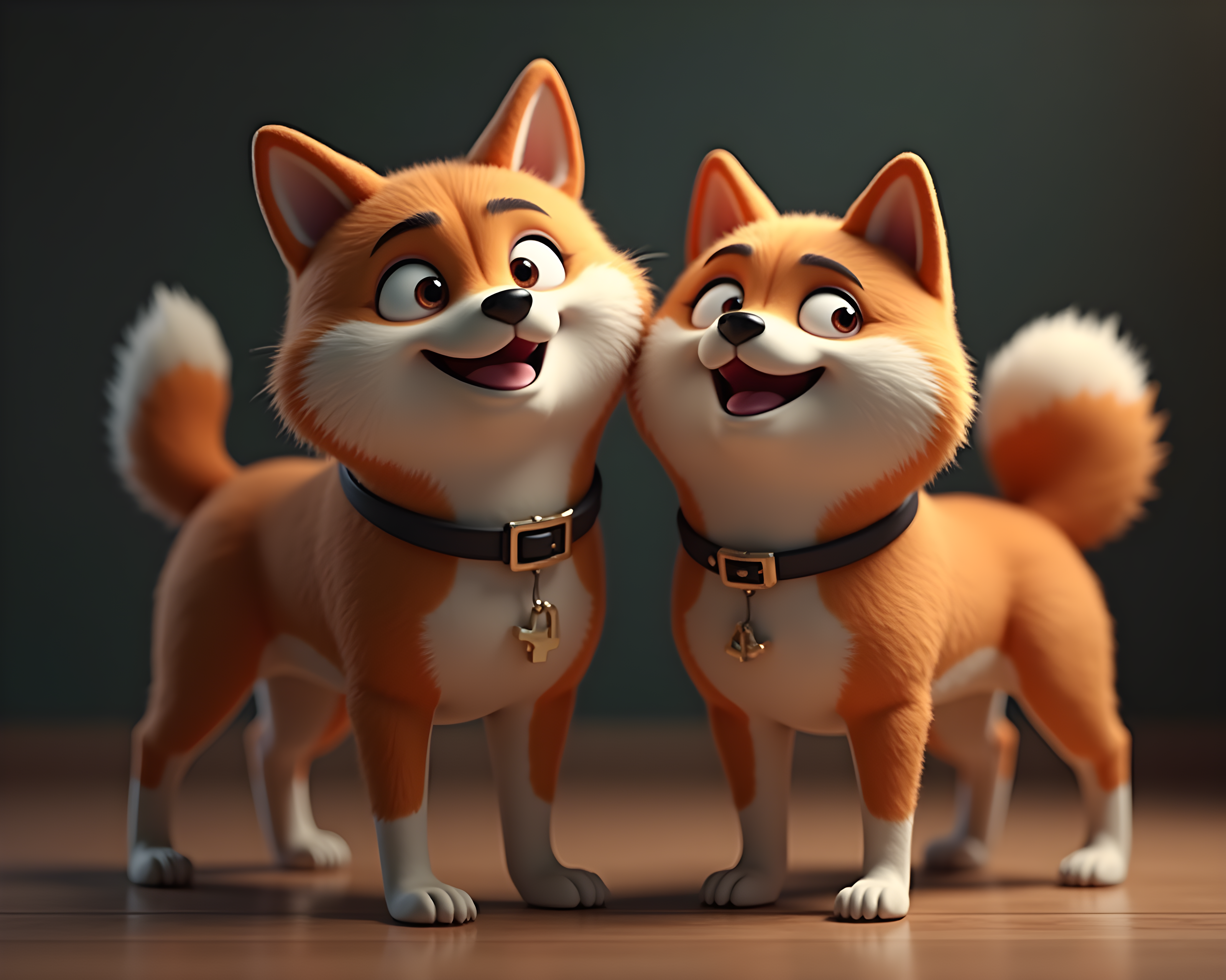 Professor Shiba — 3D Render (Motivational)