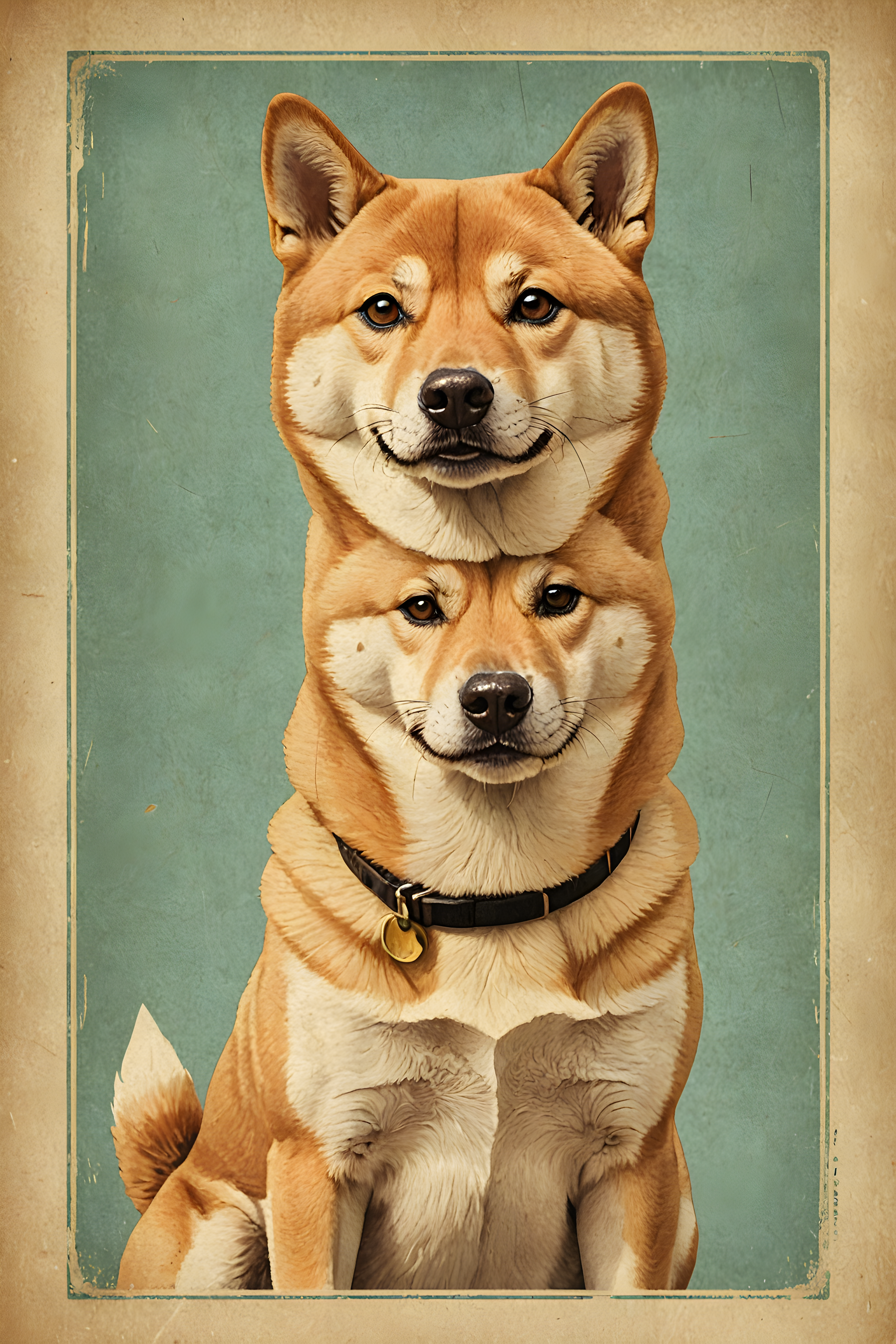 Professor Shiba — Vintage Poster (Fantasy)