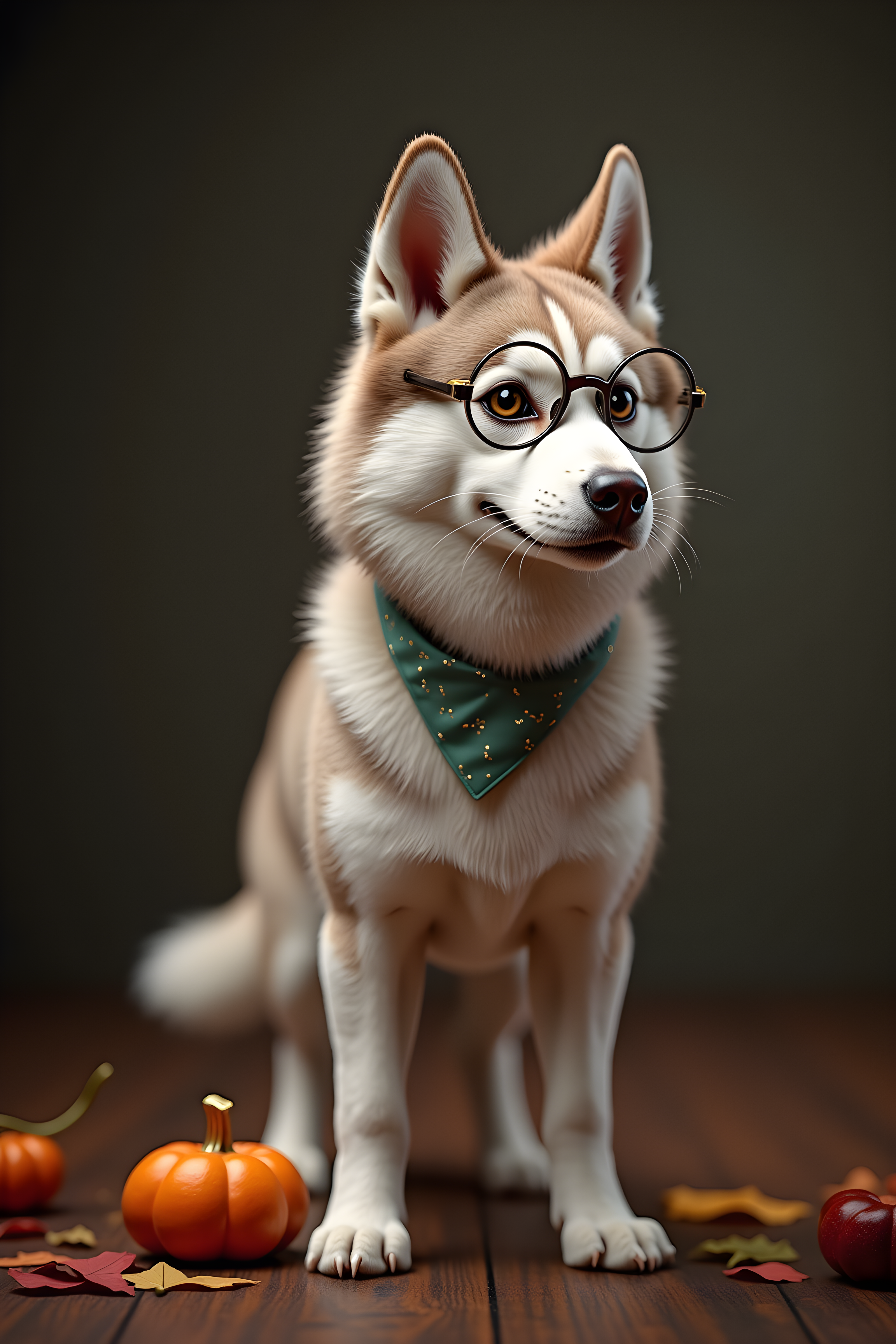 Scientist Husky — Hyper-Realistic (Seasonal)
