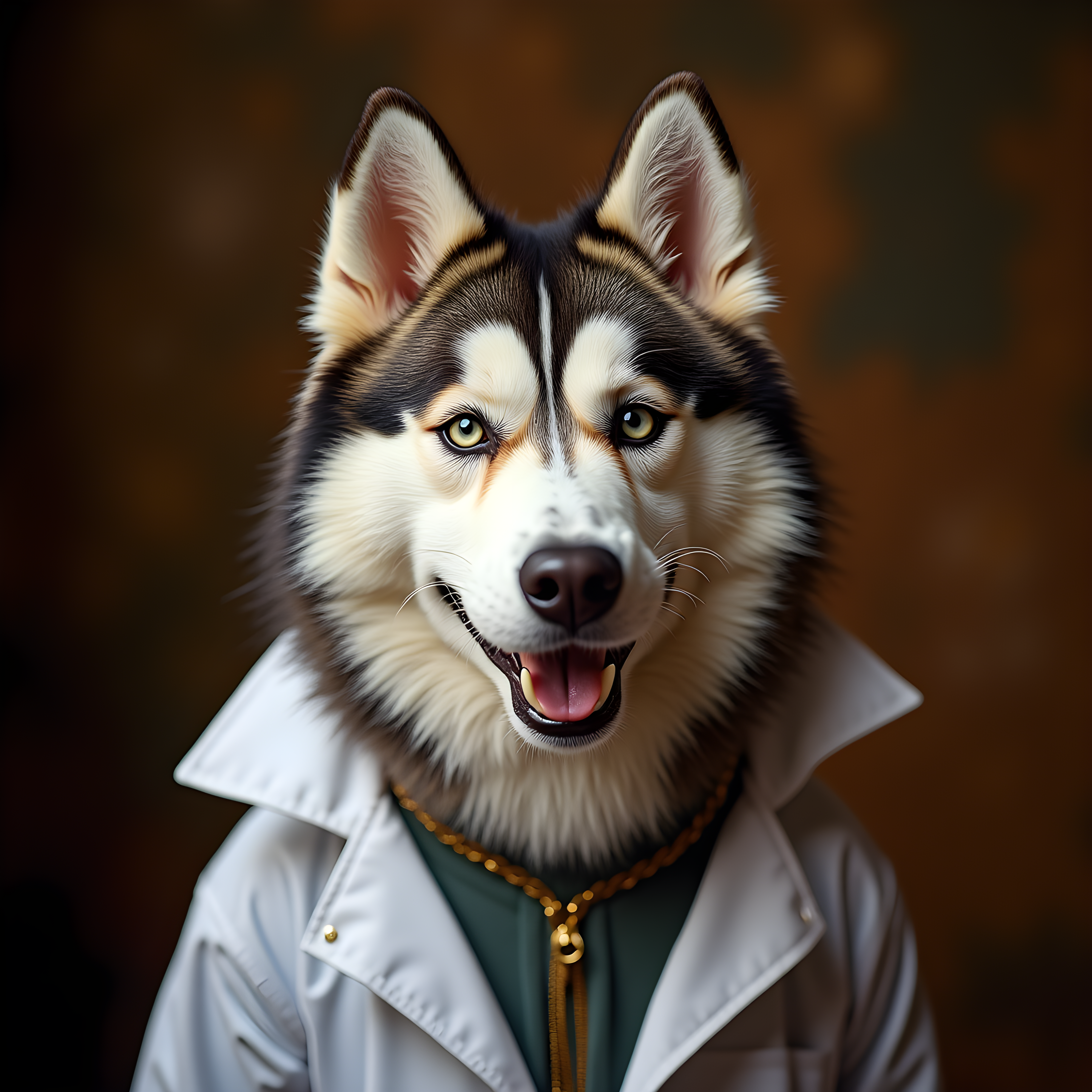Scientist Husky — Luxury (Happy)