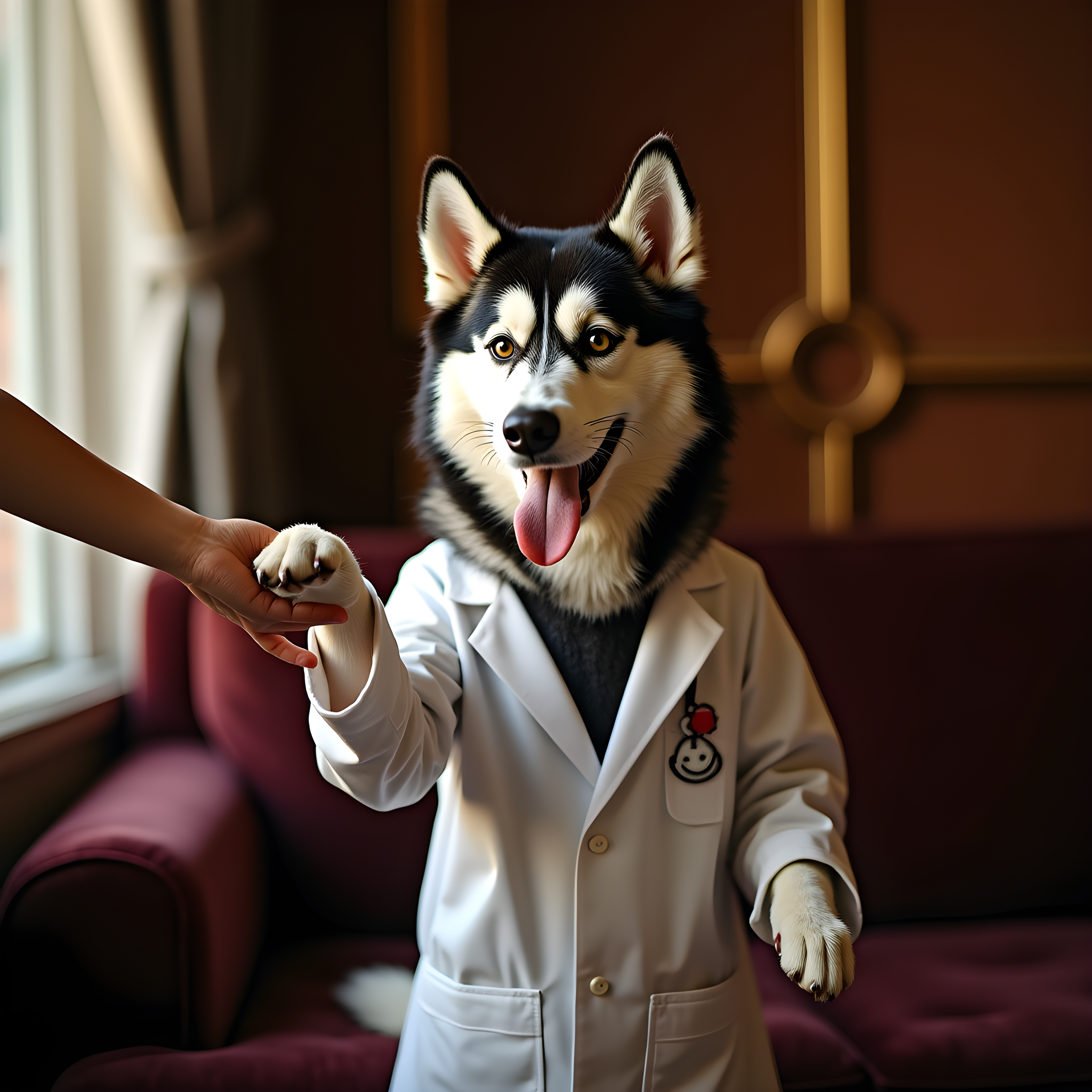 Scientist Husky — Luxury (Lifestyle)
