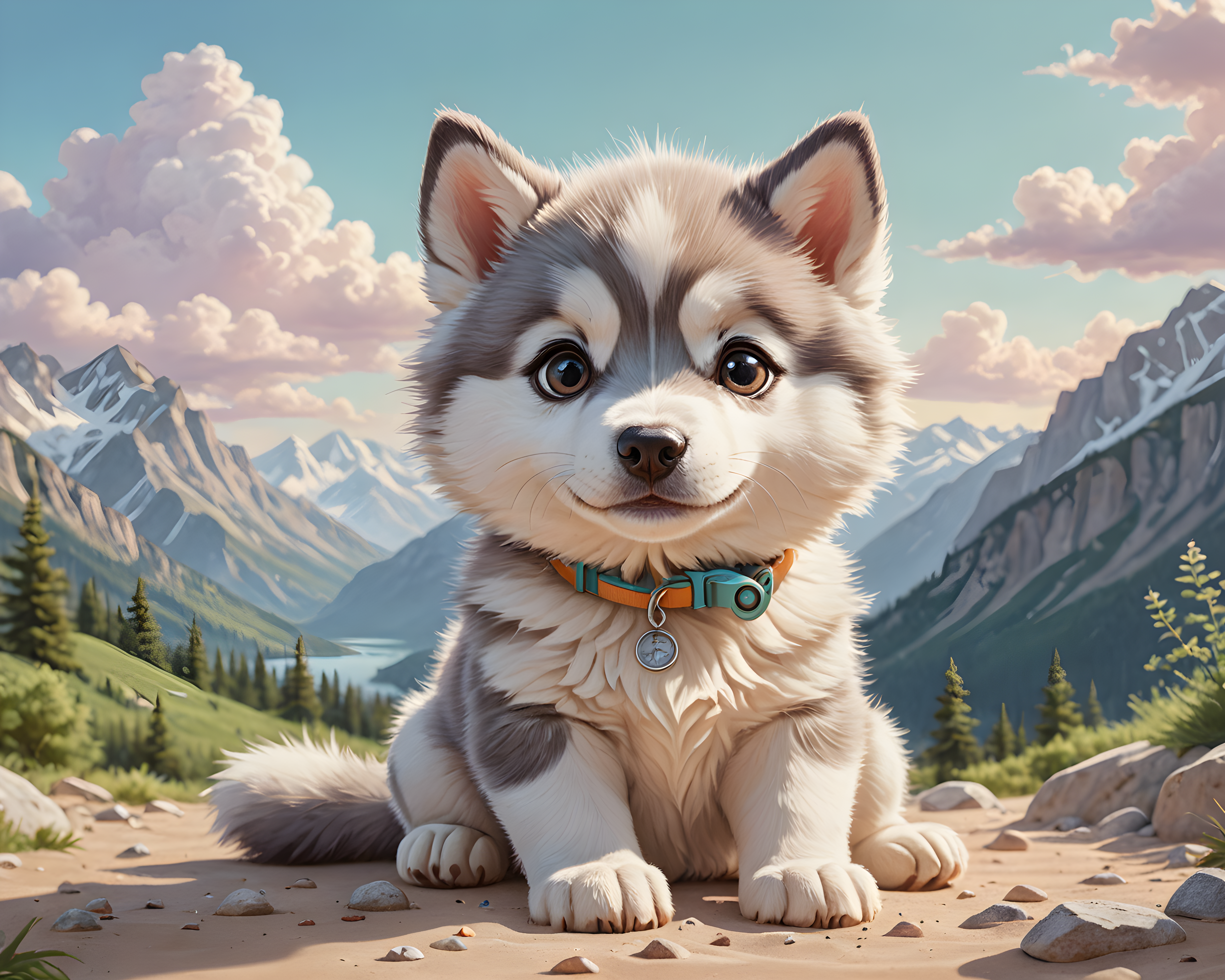 Scientist Husky — Nursery (Cute)