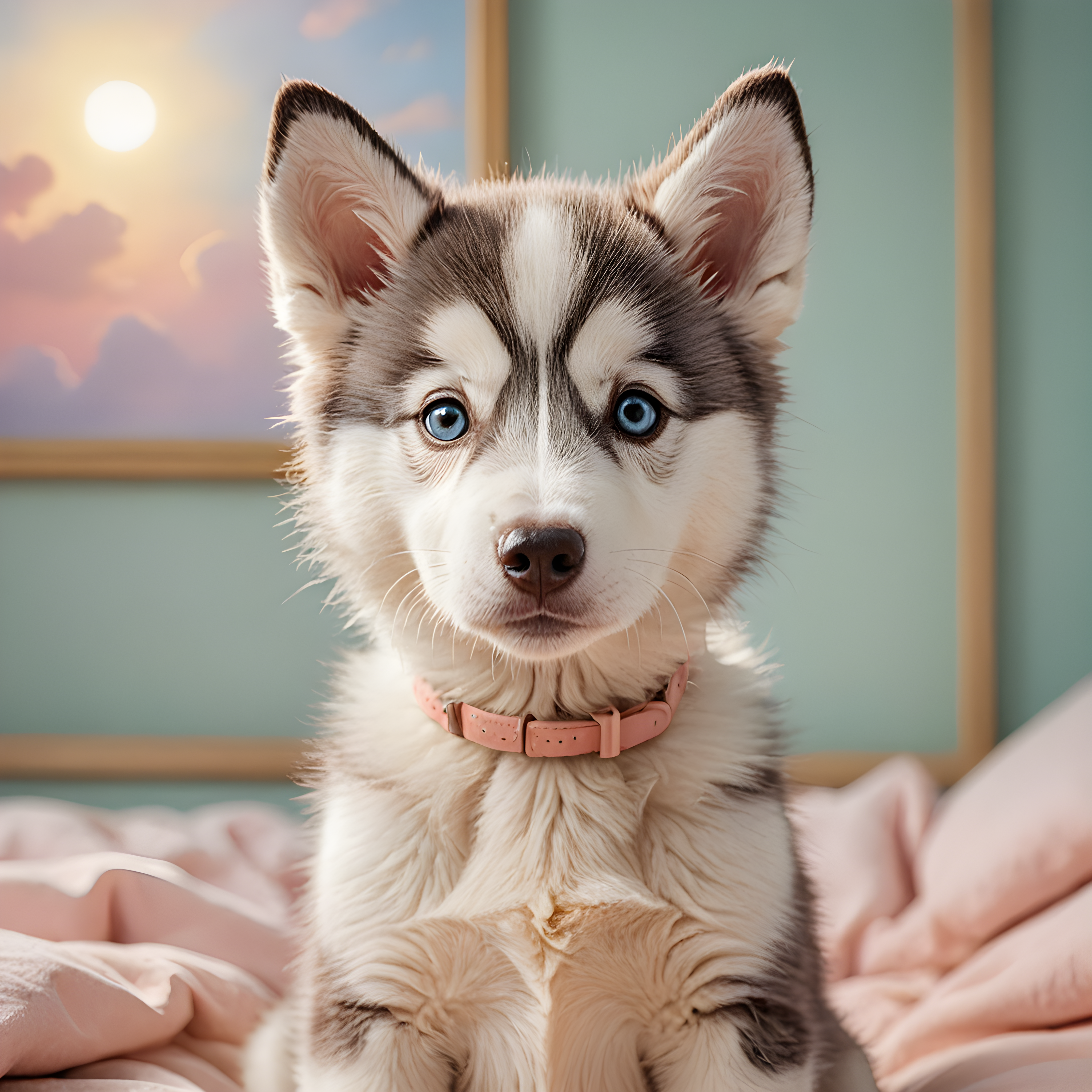 Scientist Husky — Nursery (Romantic)