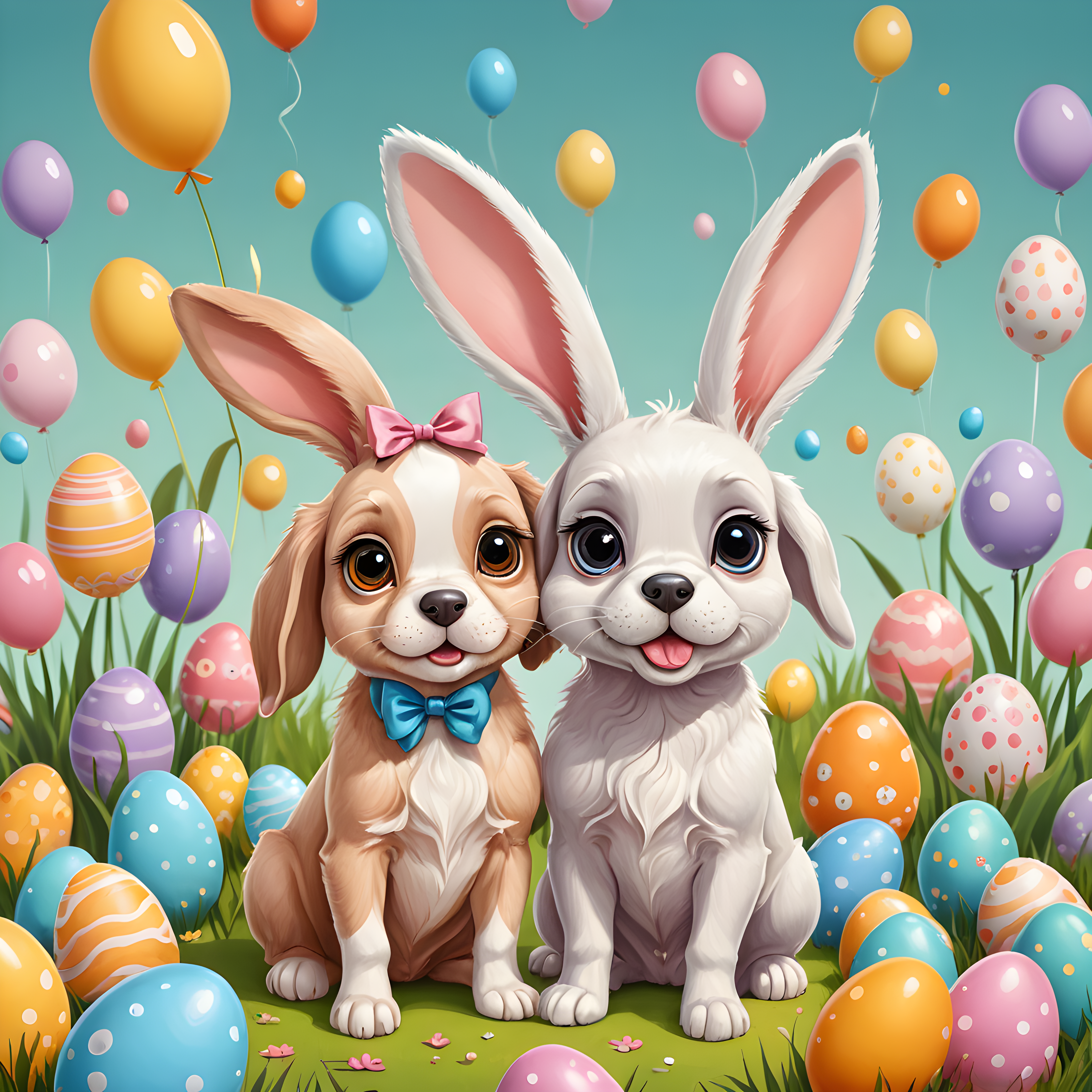 Easter Bunny Dog — Cartoon / Kawaii (Fantasy)