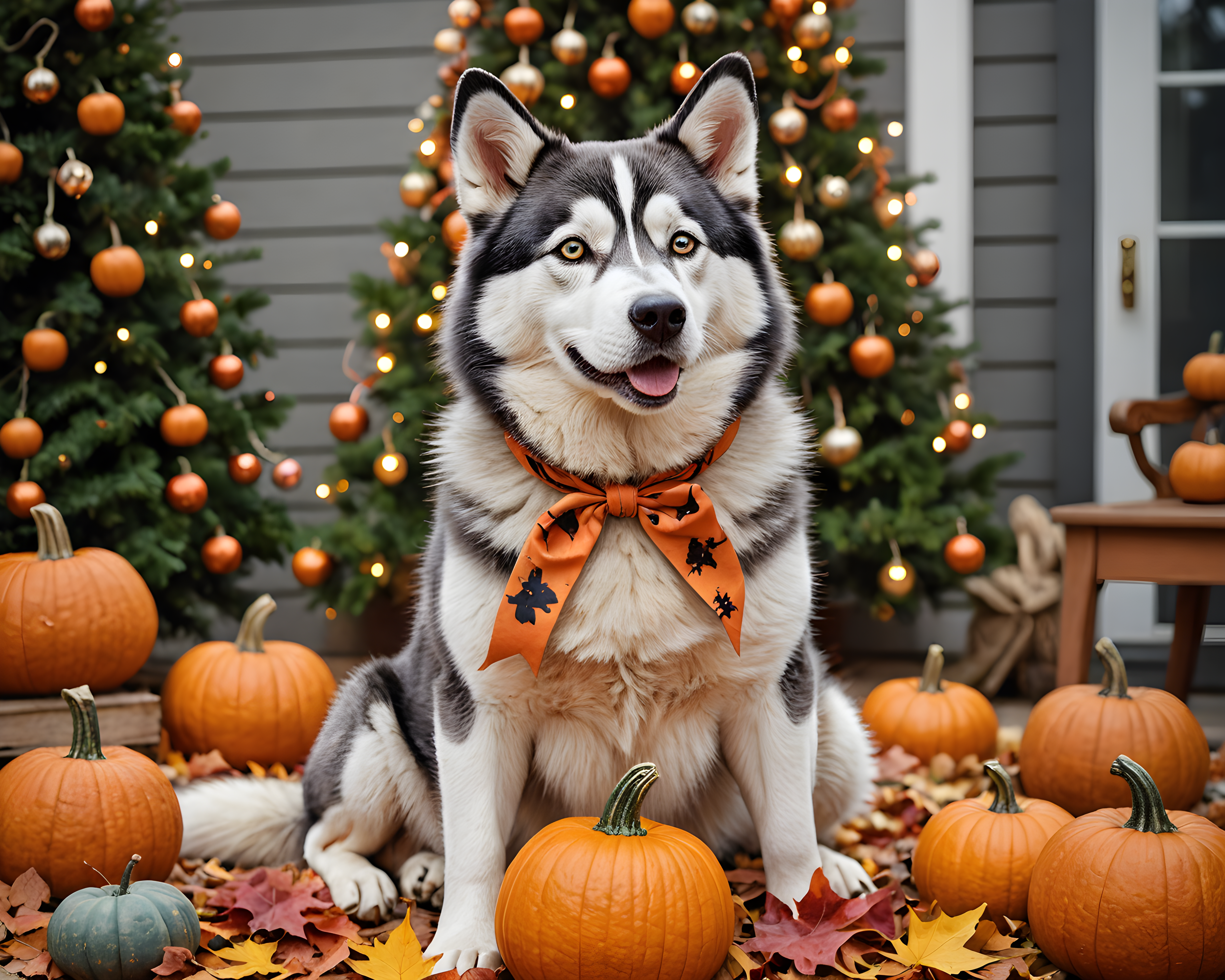 Fireworks Husky — Funny (Seasonal)