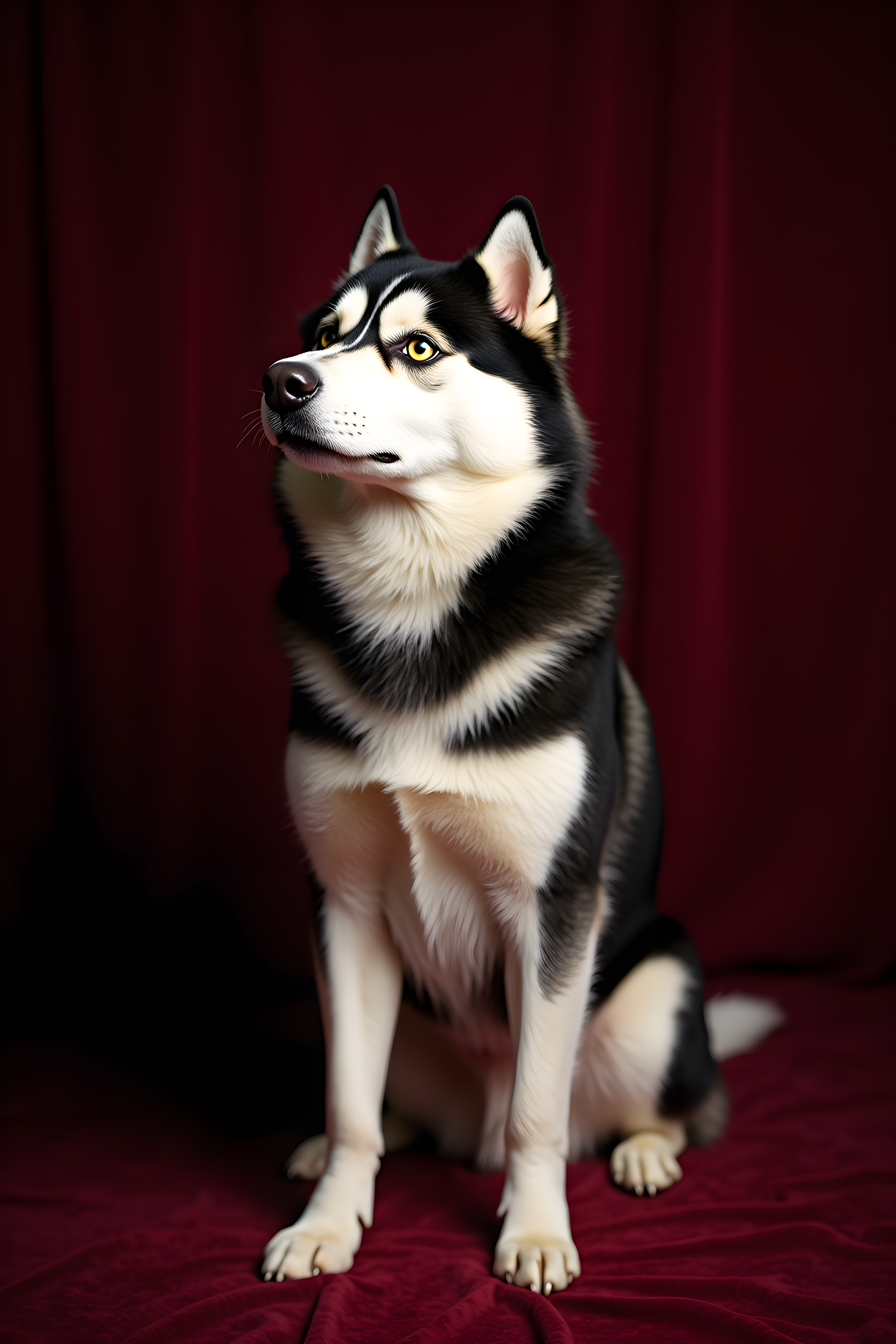 Fireworks Husky — Luxury (Emotional)