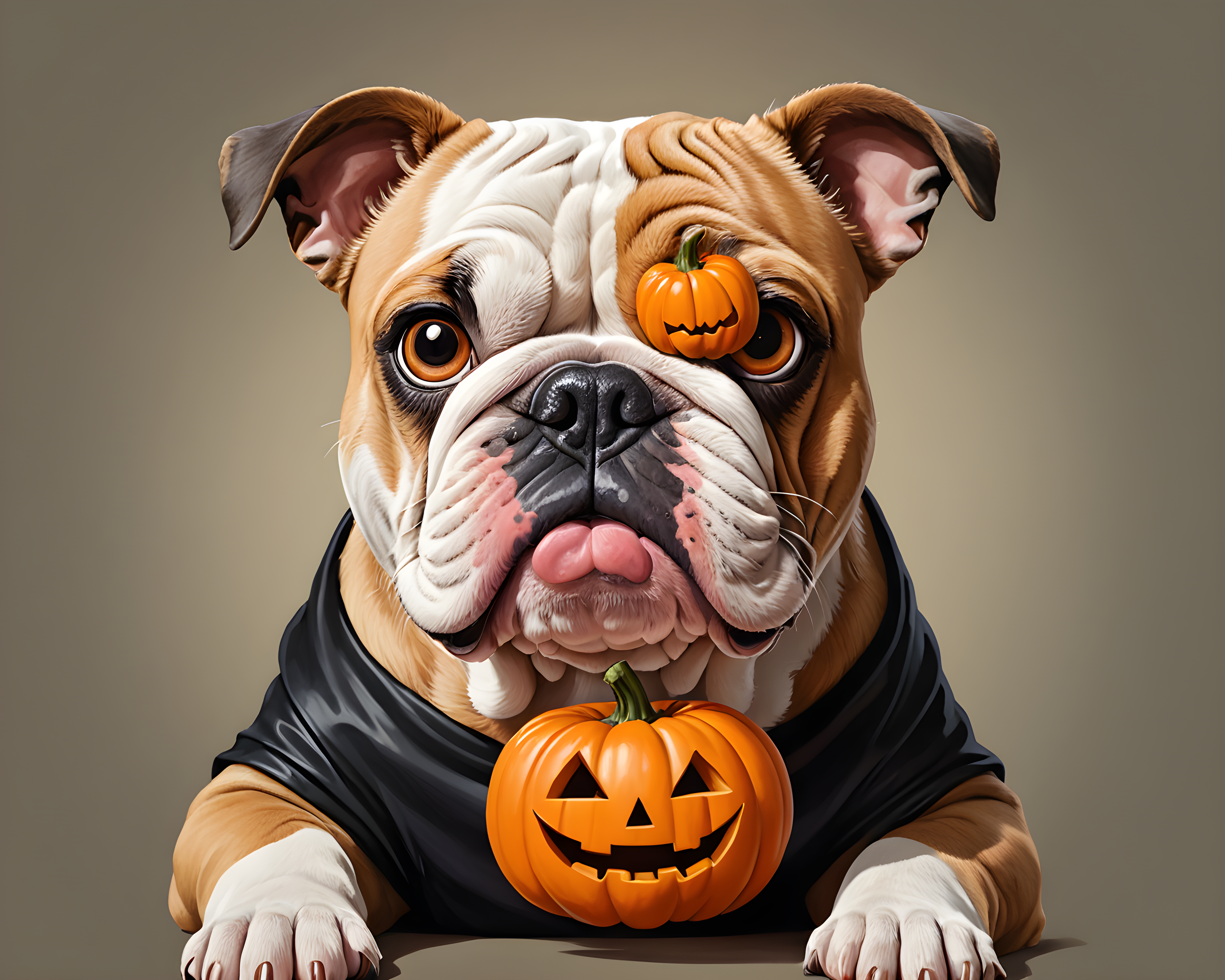 Halloween Bulldog — Cartoon / Kawaii (Funny)