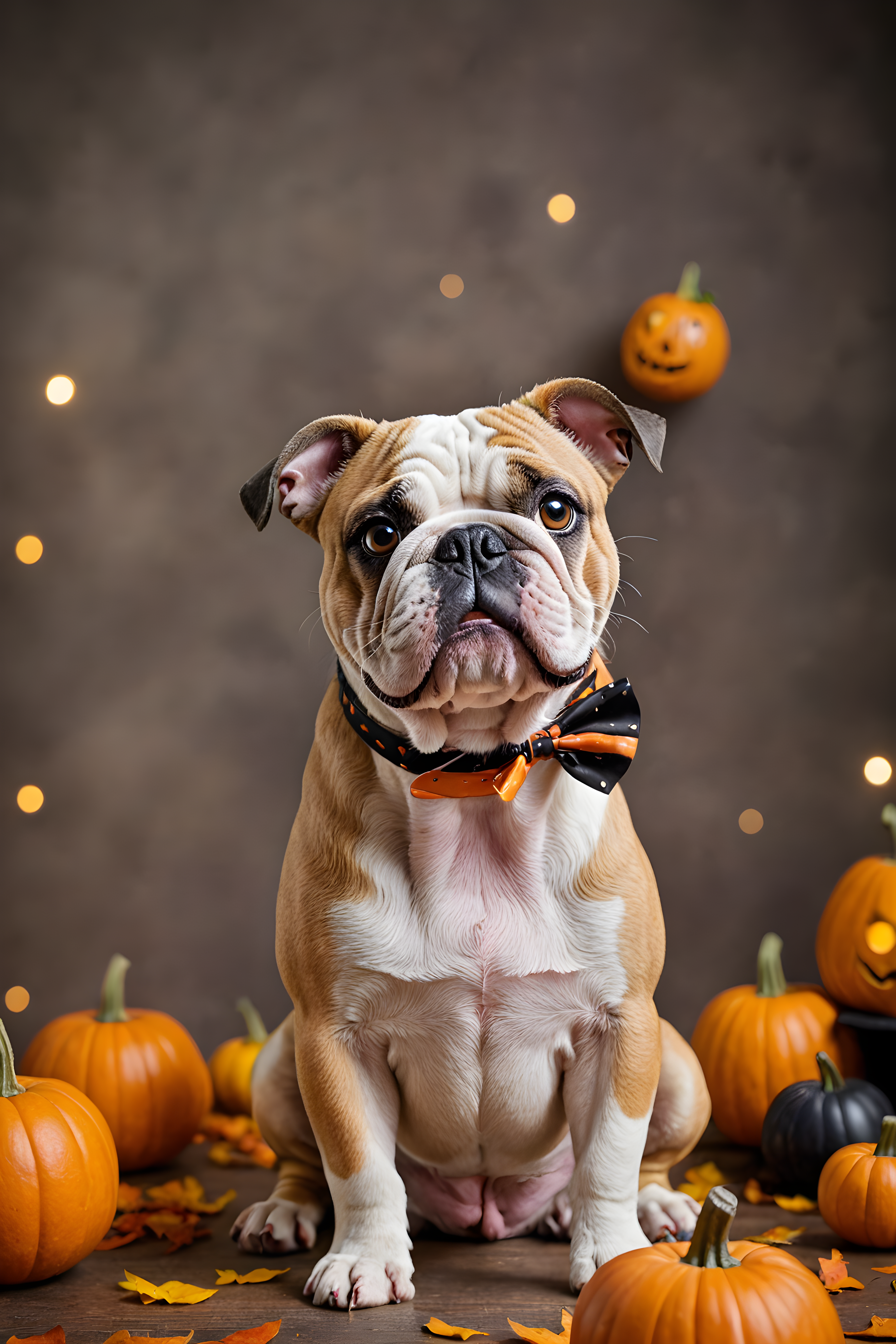 Halloween Bulldog — Cartoon / Kawaii (Playful)