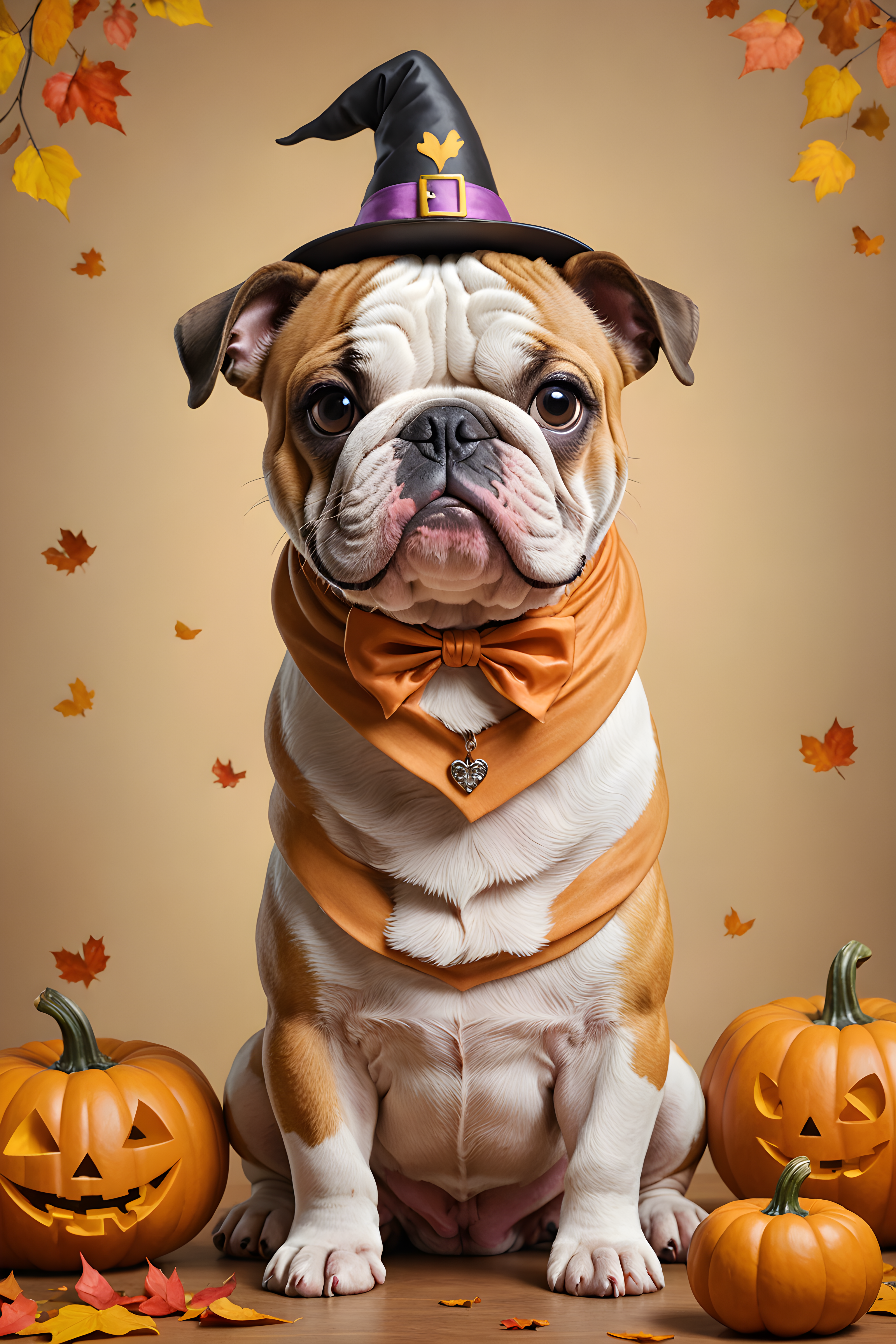 Halloween Bulldog — Cartoon / Kawaii (Romantic)