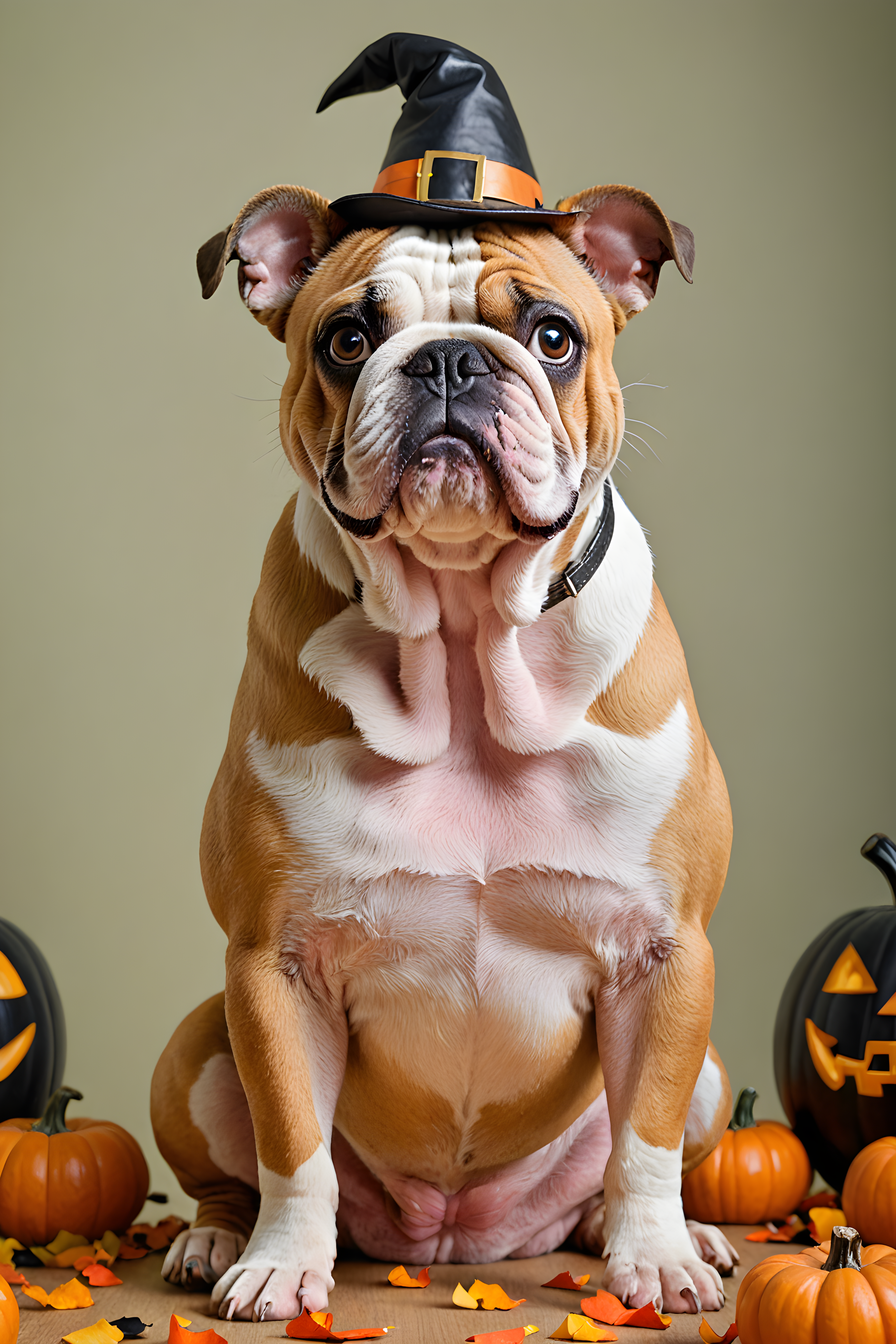 Halloween Bulldog — Funny (Cute)