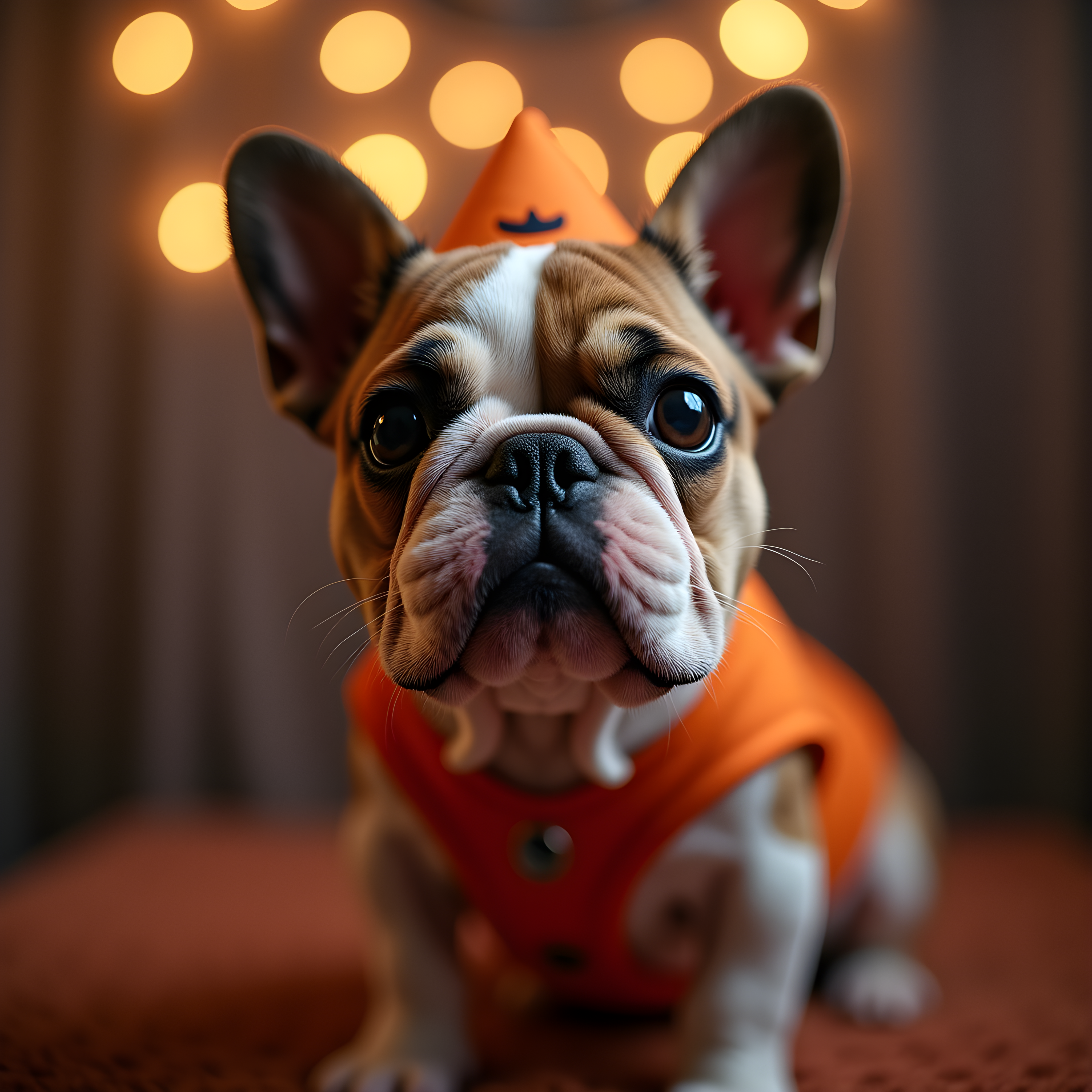 Halloween Bulldog — Hyper-Realistic (Cute)