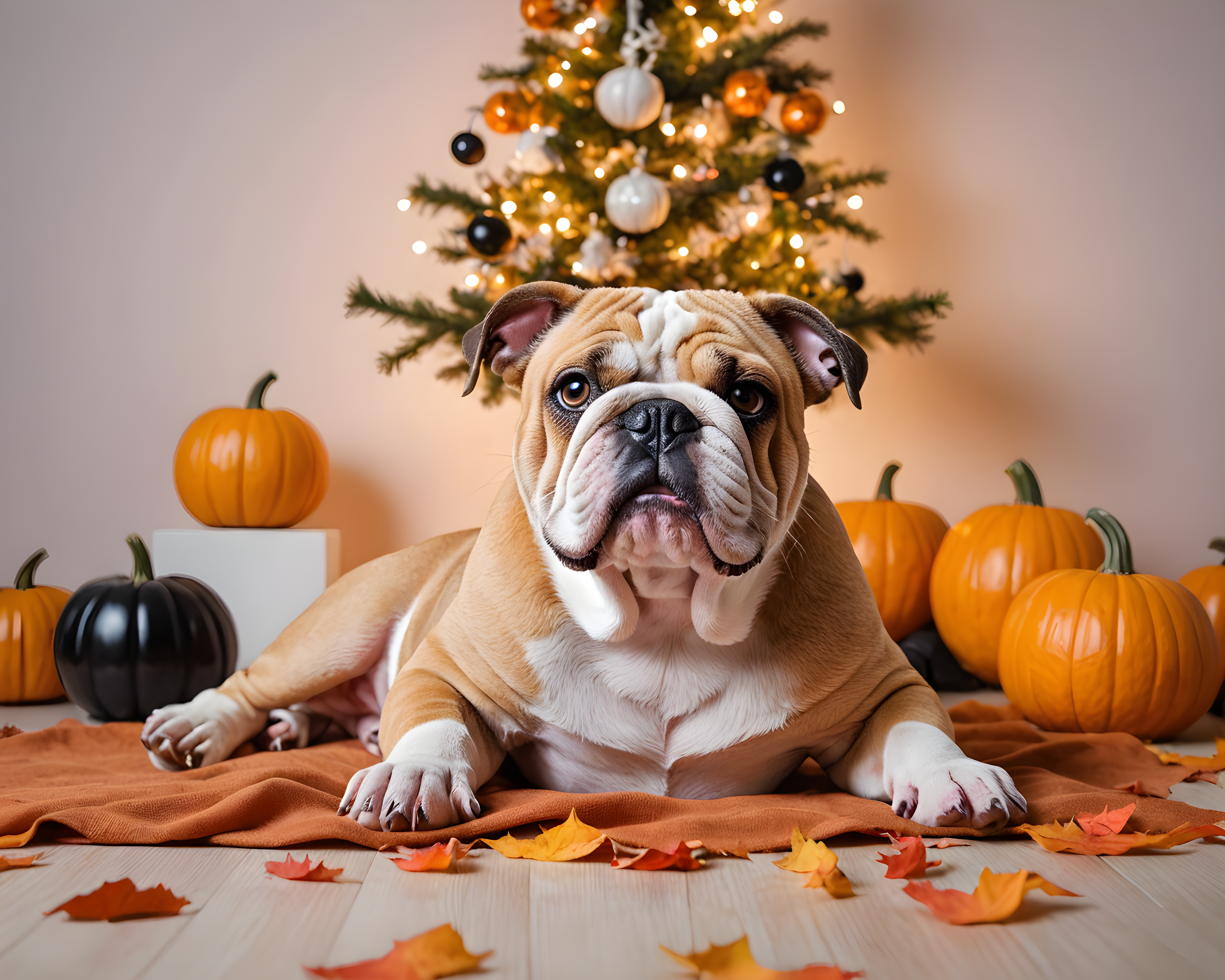 Halloween Bulldog — Modern Aesthetic (Playful)