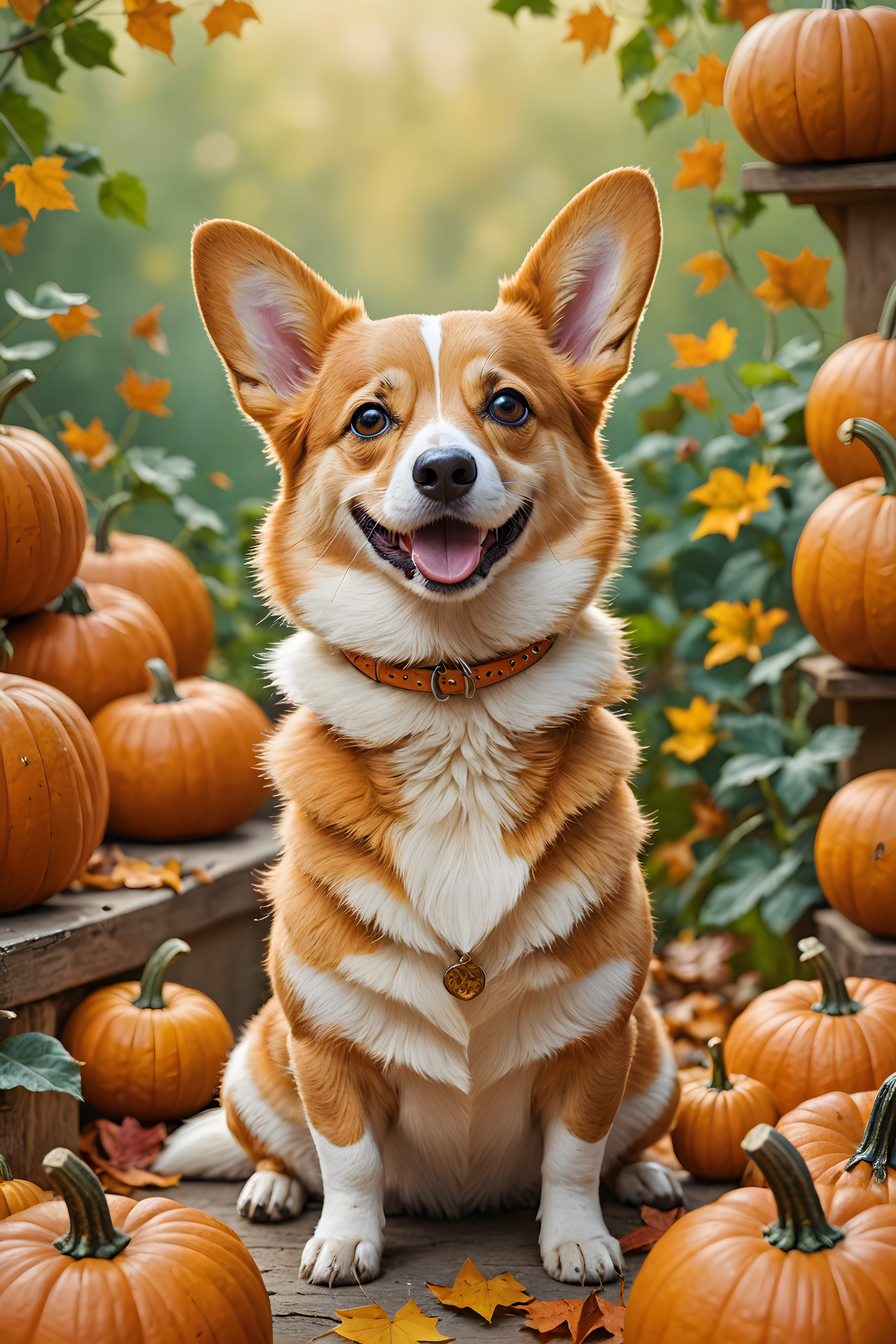 Pumpkin Corgi — Funny (Fantasy)