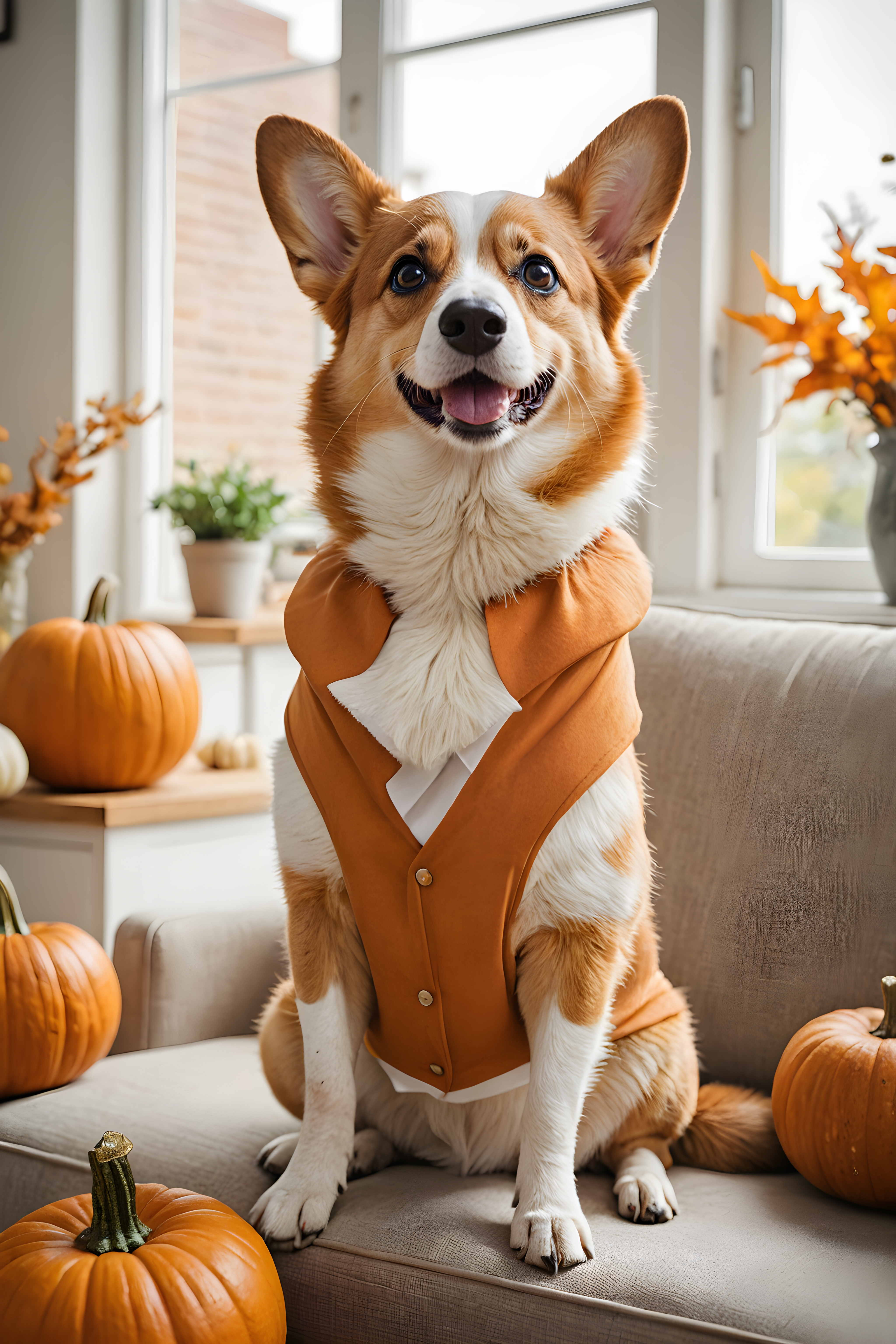 Pumpkin Corgi — Funny (Lifestyle)