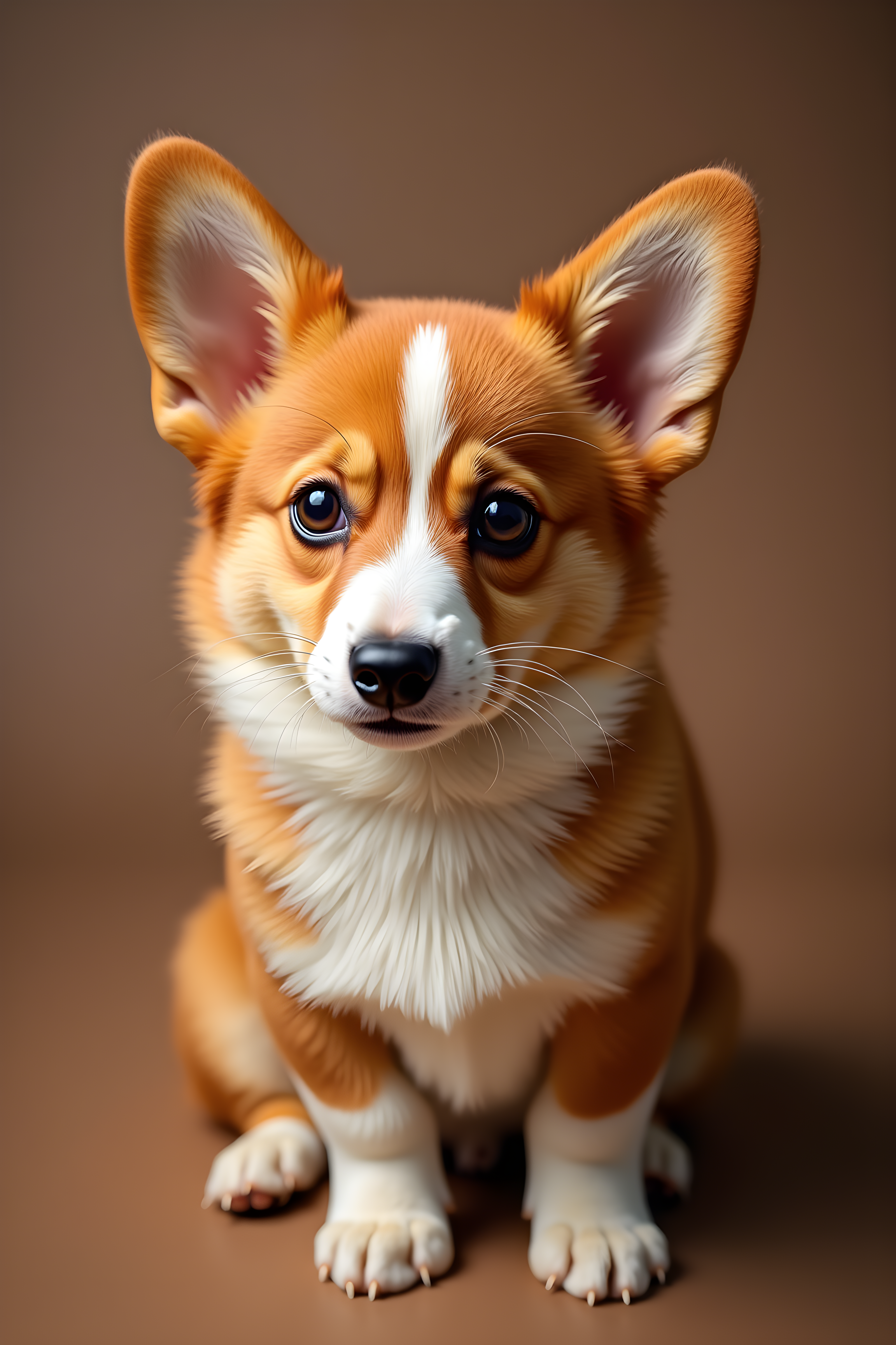 Pumpkin Corgi — Realistic (Emotional)