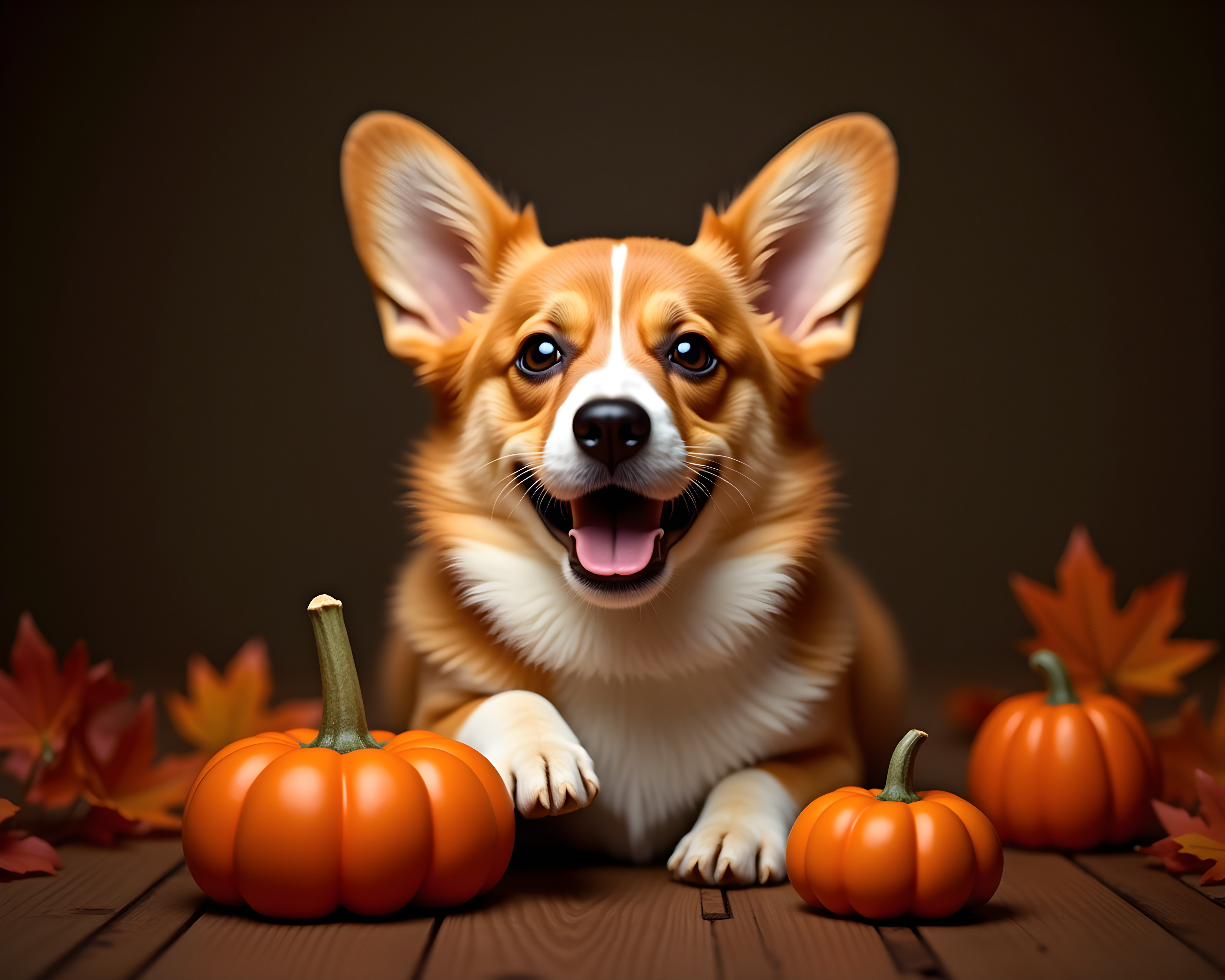 Pumpkin Corgi — Realistic (Seasonal)
