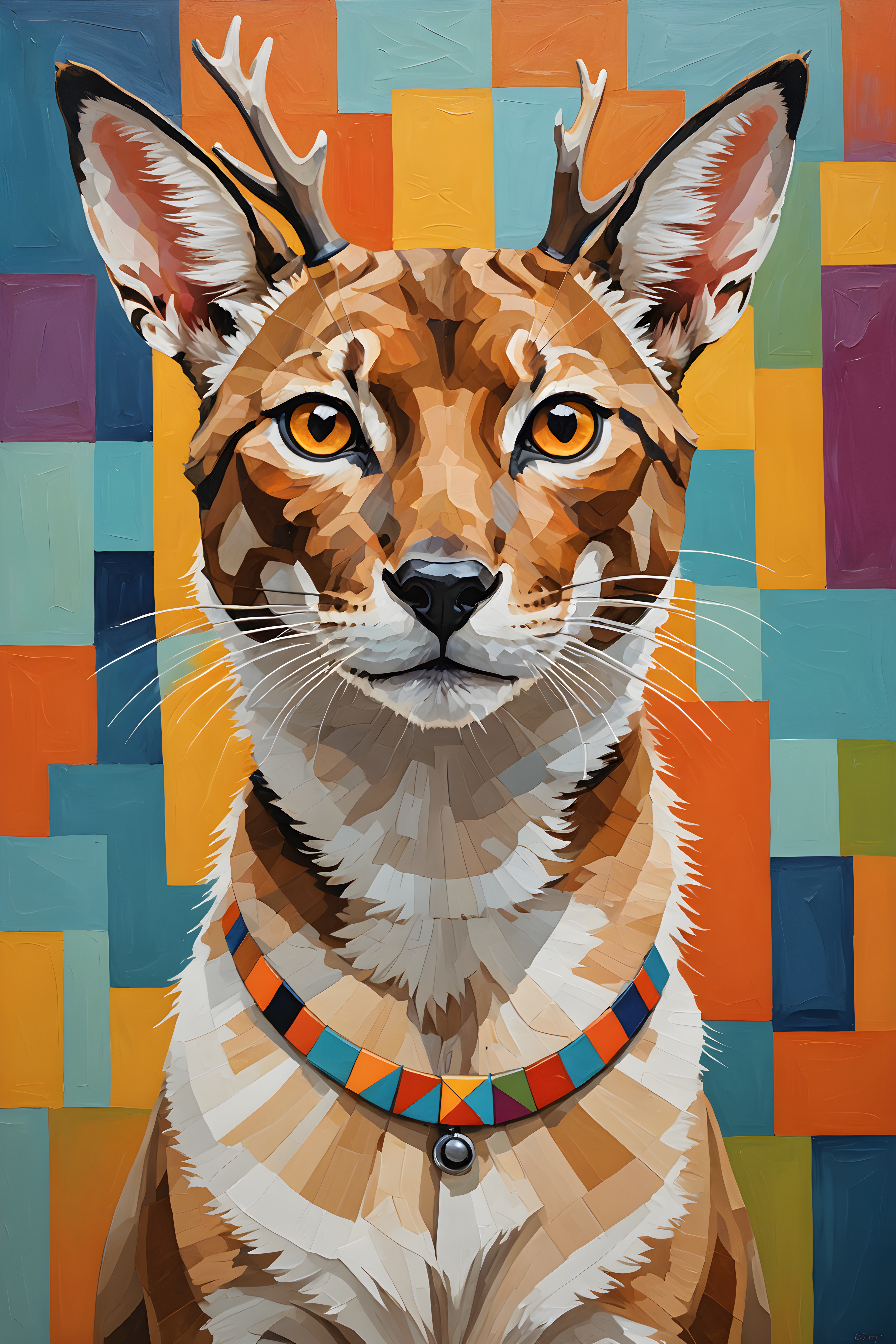 Reindeer Cat — Abstract (Emotional)