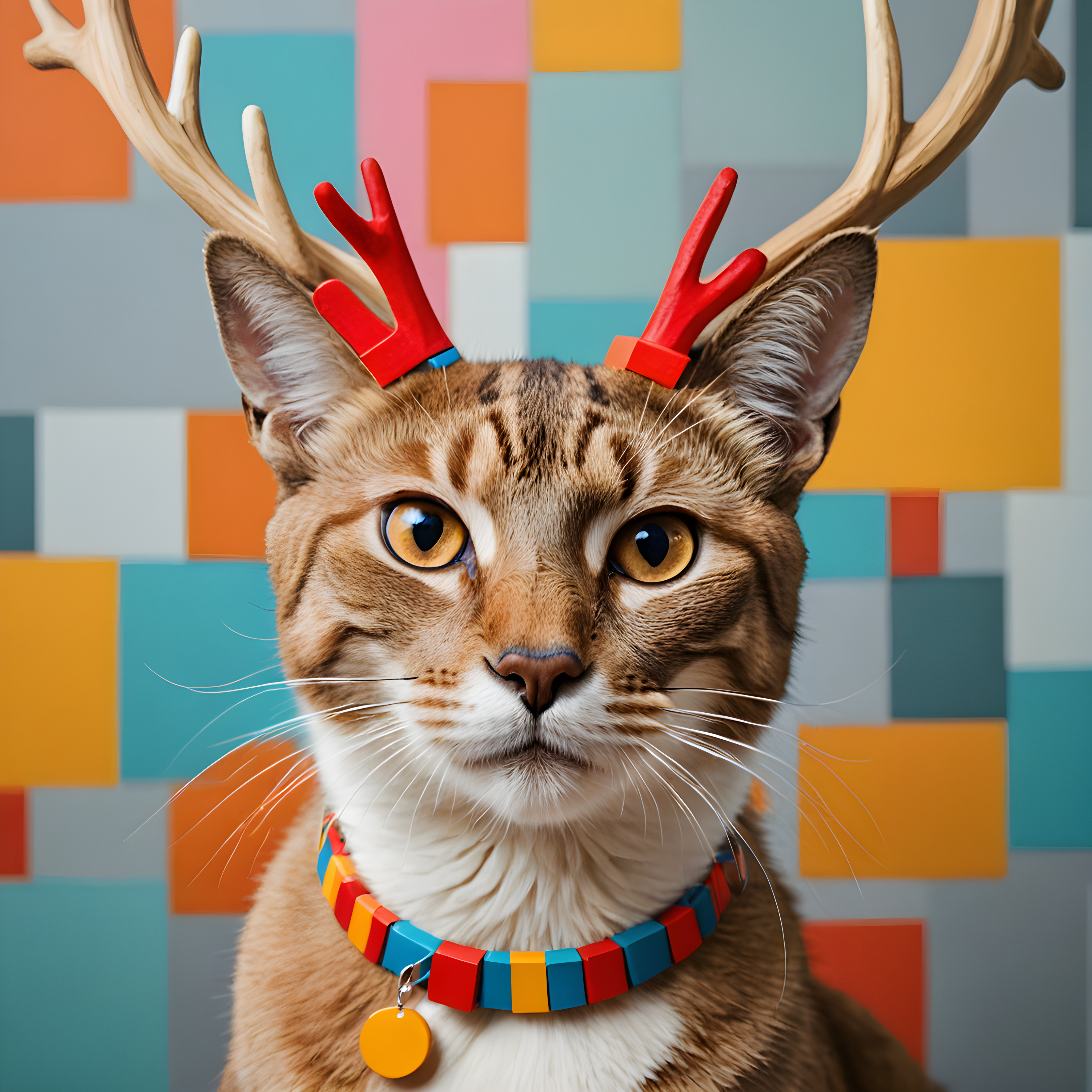 Reindeer Cat — Abstract (Savage)