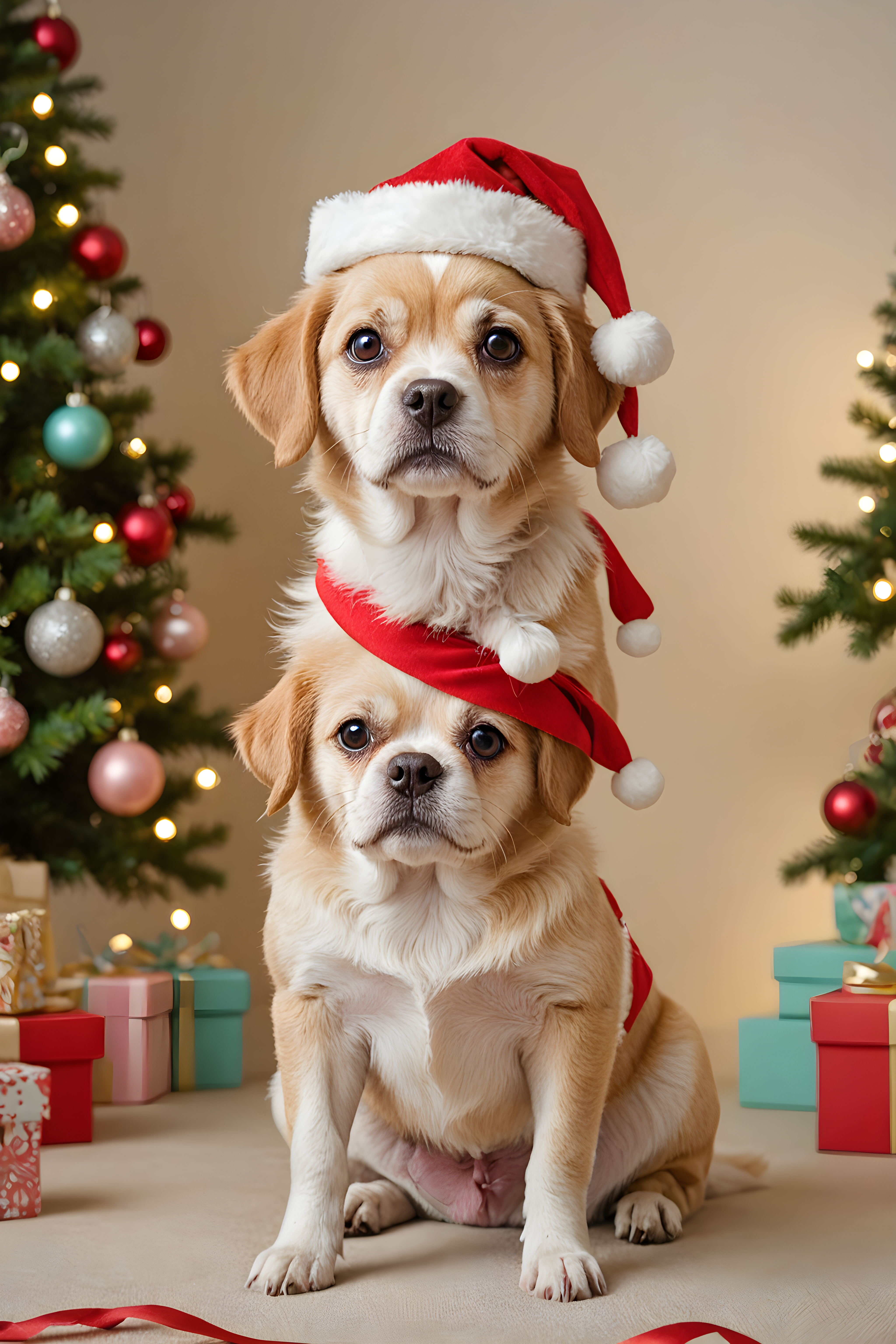 Santa Dog — Funny (Cute)
