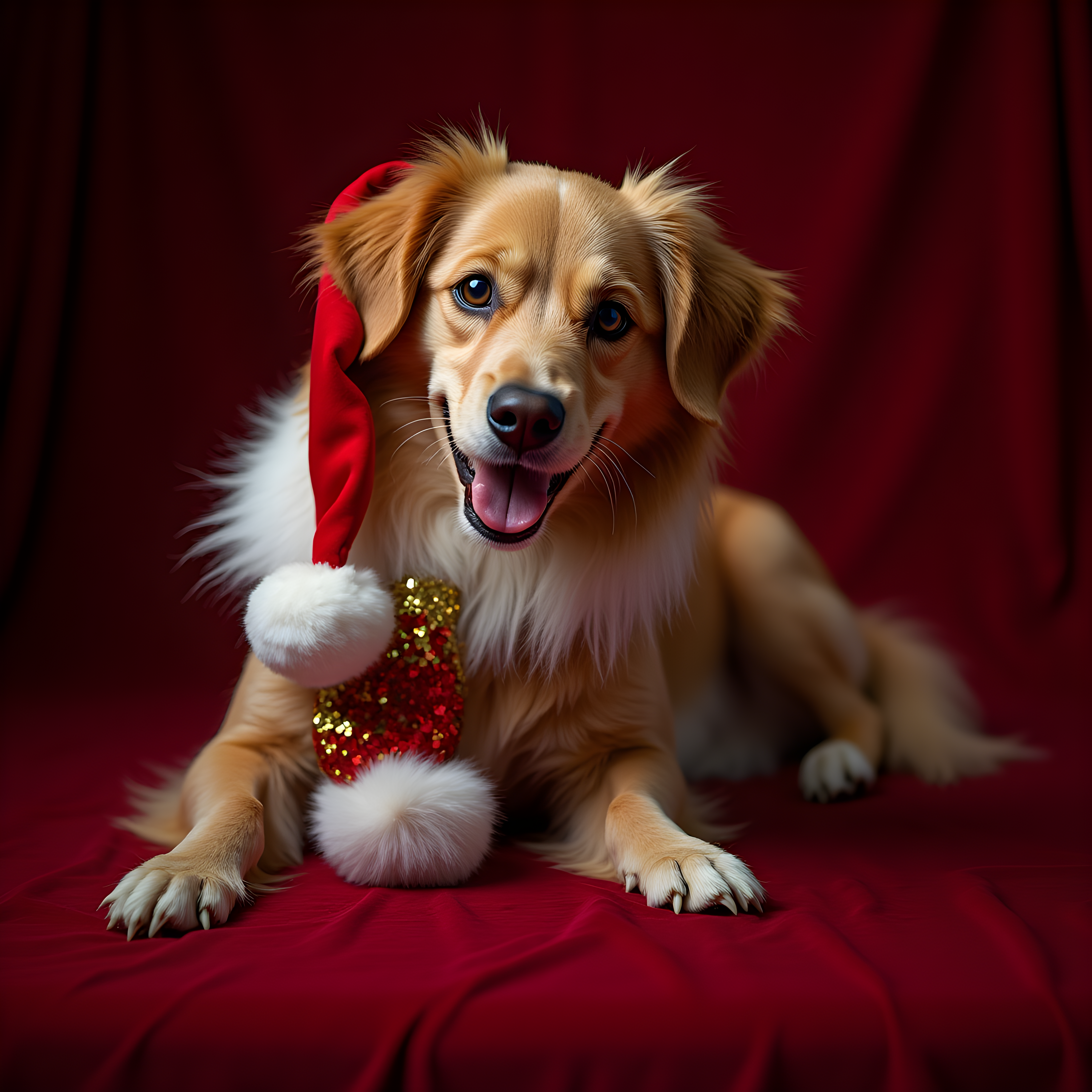 Santa Dog — Luxury (Energetic)