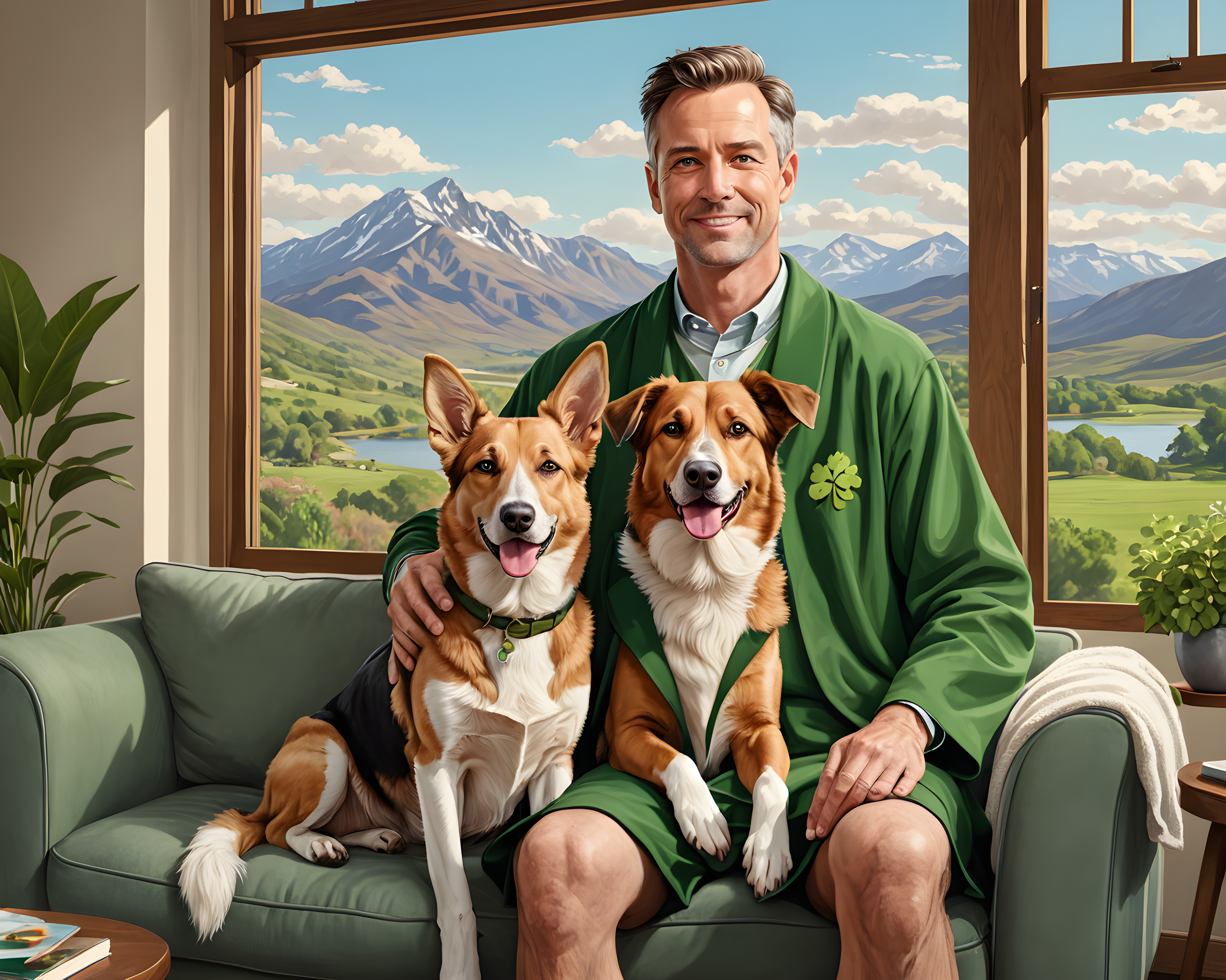 St Patricks Shepherd — Line Art (Lifestyle)