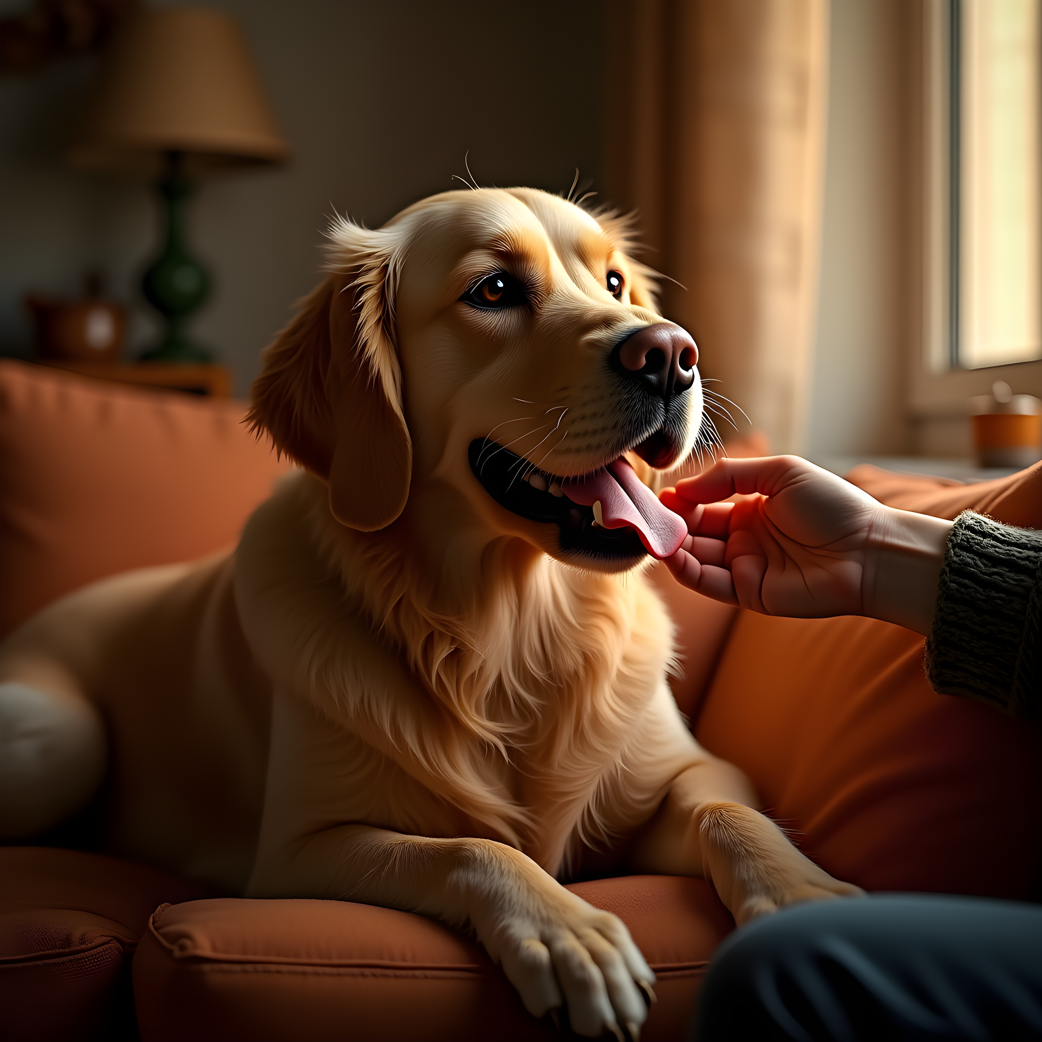 Thanksgiving Retriever — Hyper-Realistic (Lifestyle)
