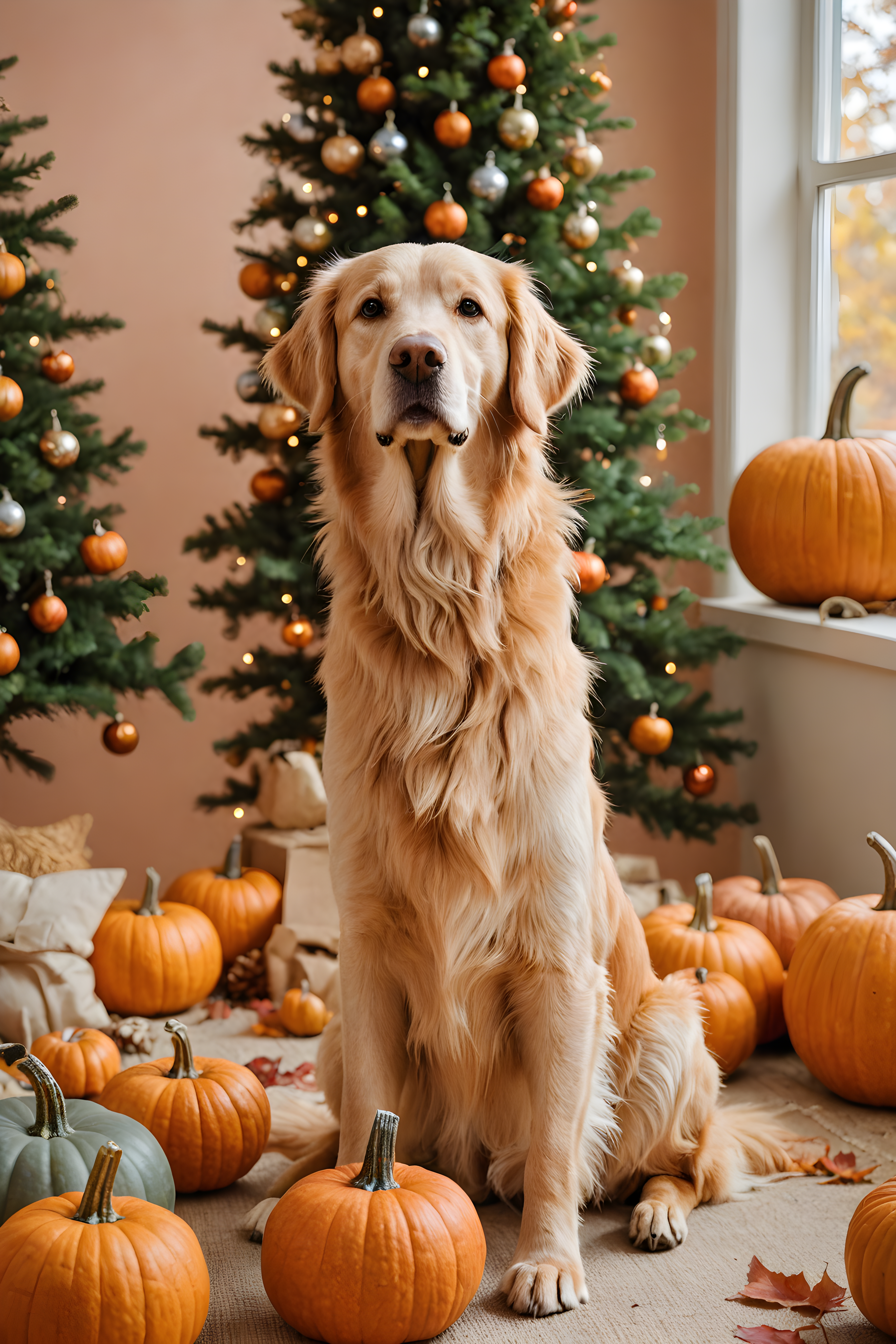 Thanksgiving Retriever — Modern Aesthetic (Seasonal)